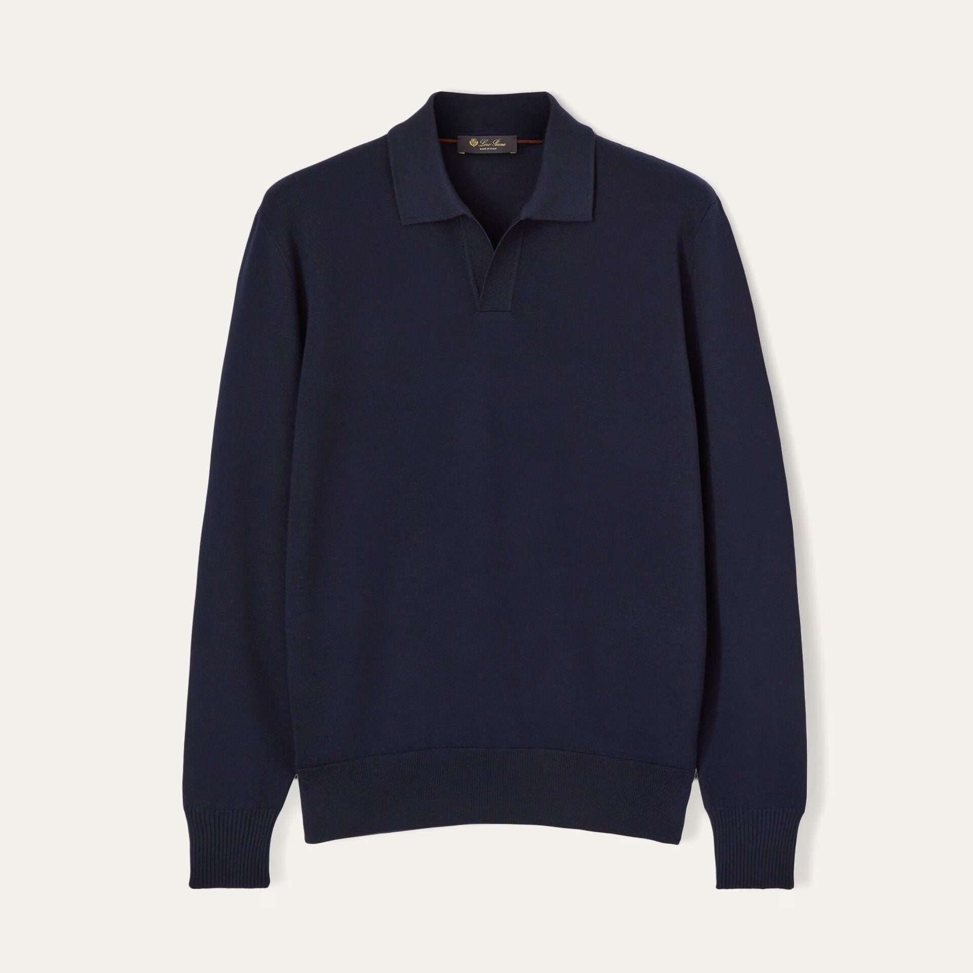 Loro Piana Buttonless Polo-shirt in Wish® Wool