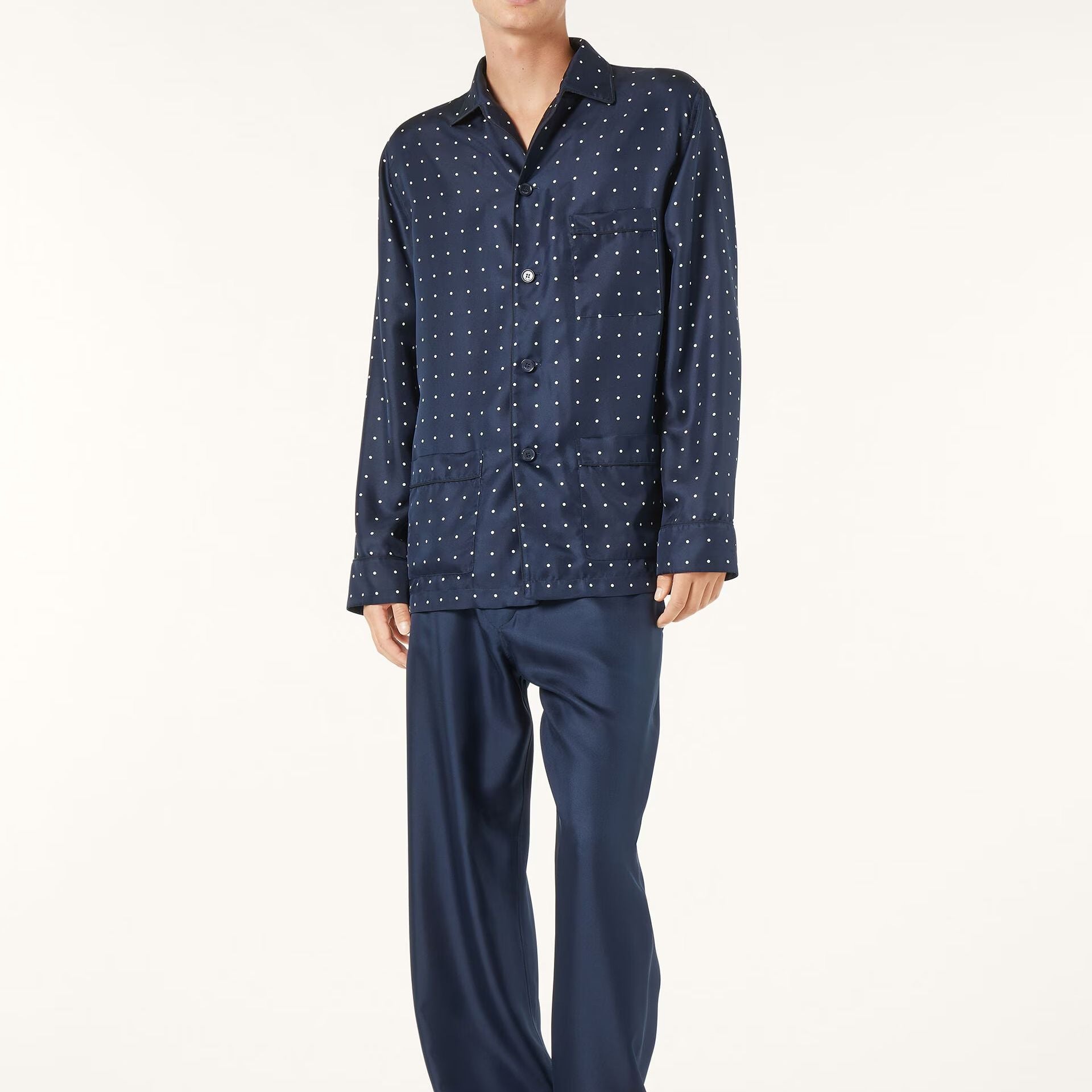 Loro Piana Lian Pyjamas Shirt in Silk