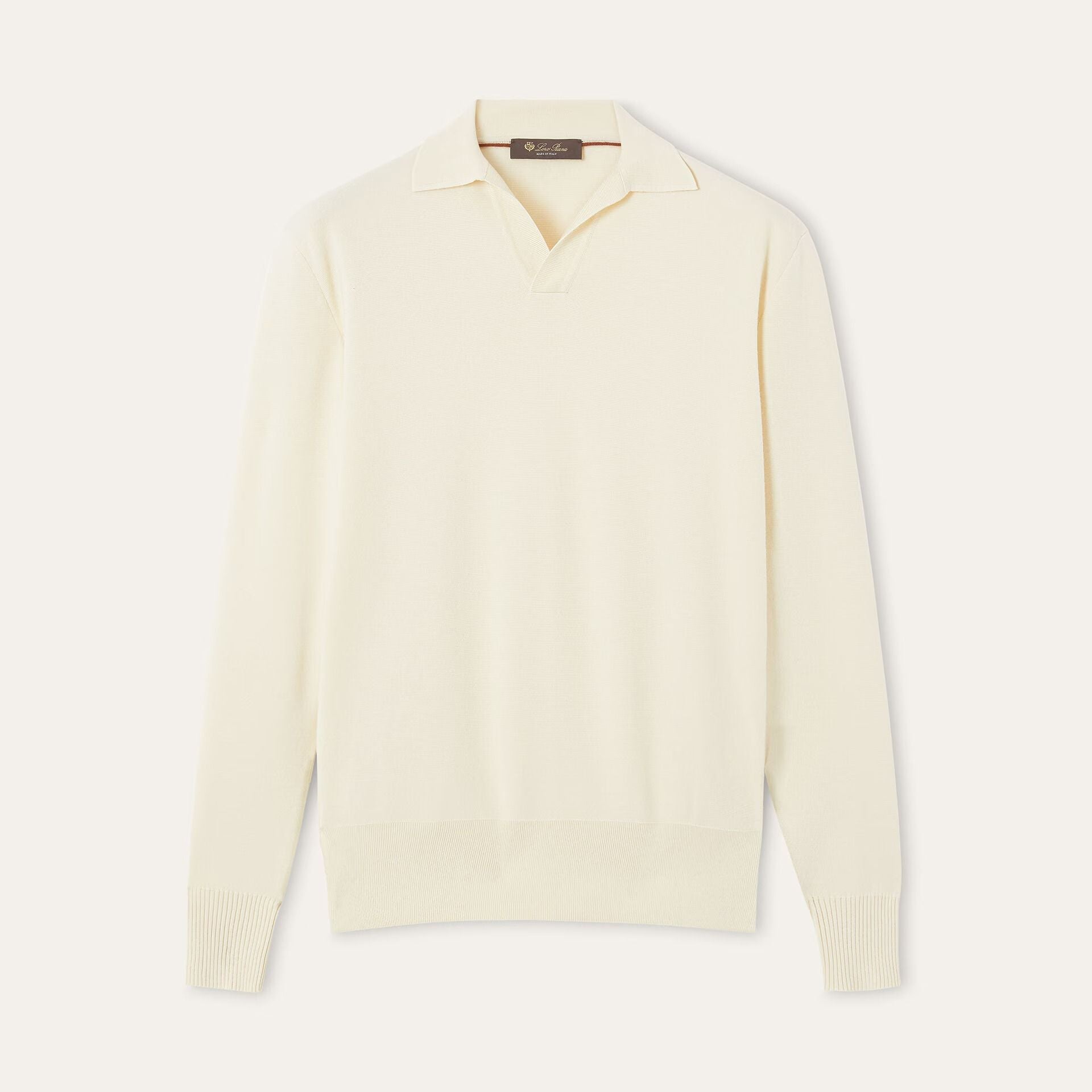 Loro Piana Buttonless Polo-shirt in Wish® Wool