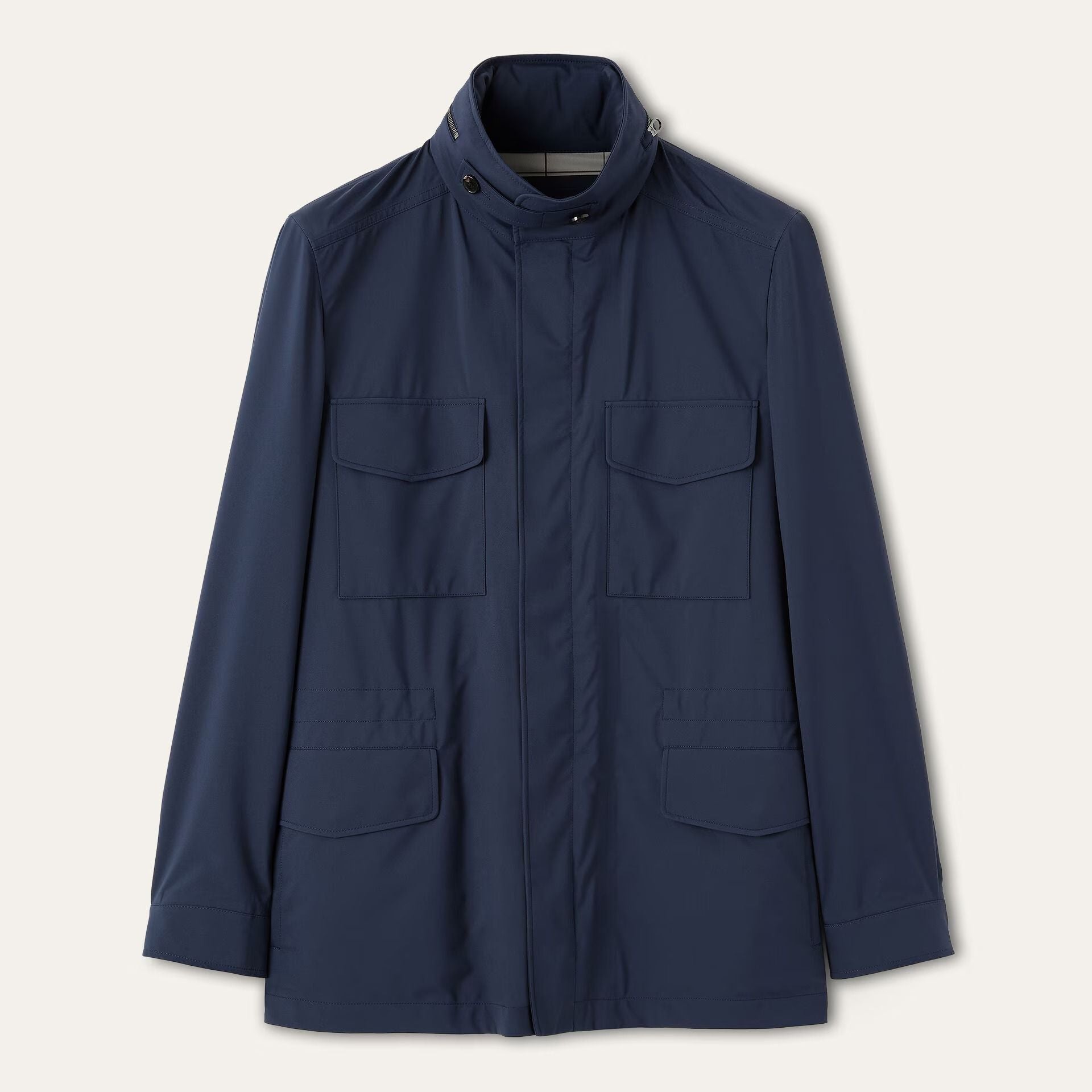Loro Piana Traveller Field Jacket in Microfibre - Storm System®