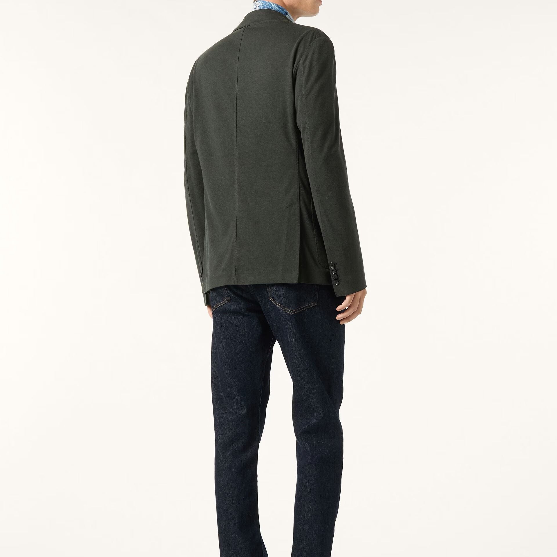 Loro Piana Sweater Jacket in Cotton, Silk, Linen