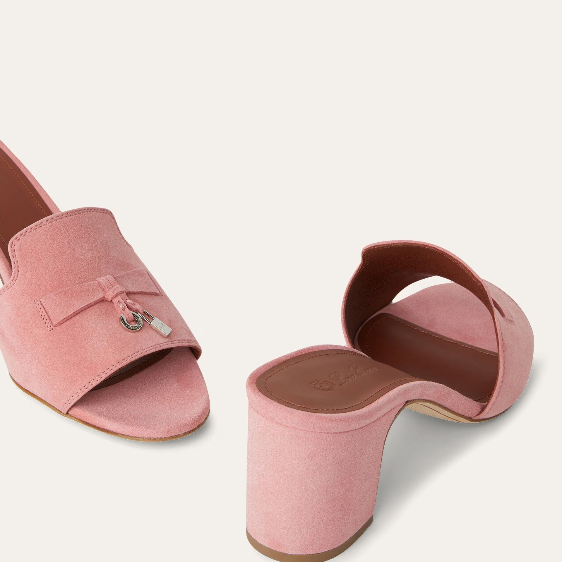 Loro Piana Summer Charms Sandal in Suede Goatskin