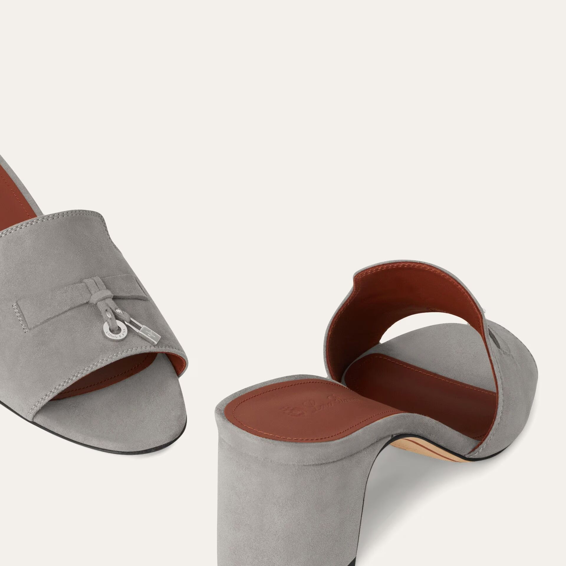 Loro Piana Summer Charms Sandal in Suede Goatskin
