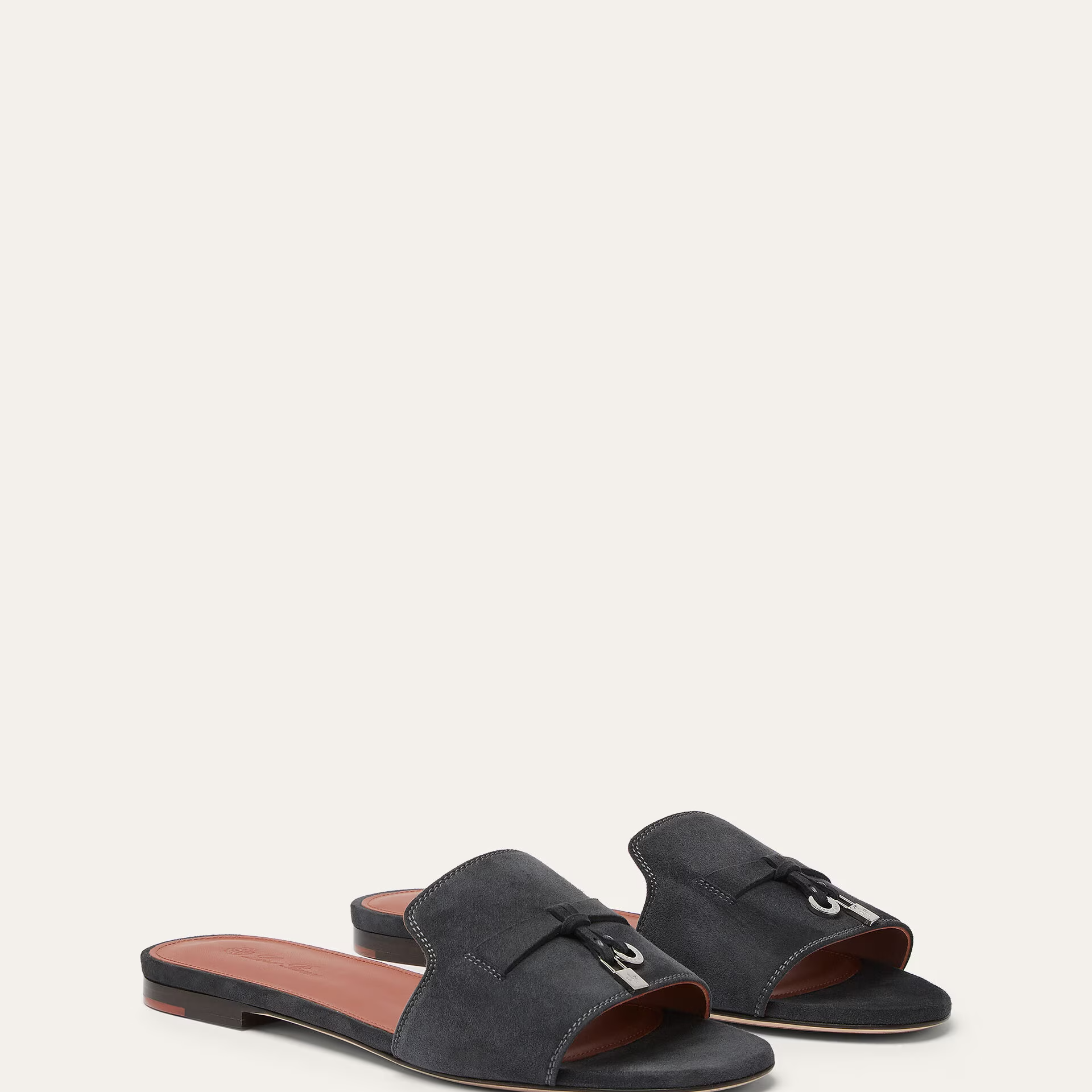 Loro Piana Summer Charms Sandal in Suede Goatskin