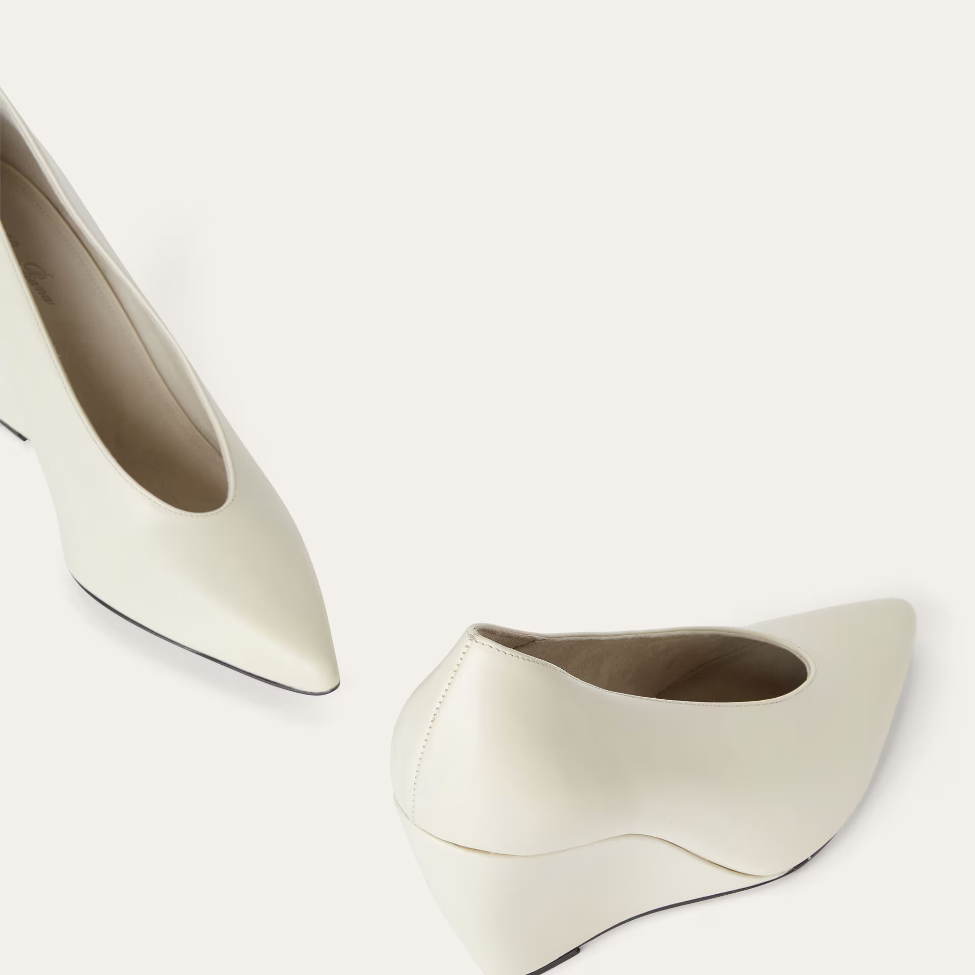Loro Piana Viola High Wedge Pump in Calfskin