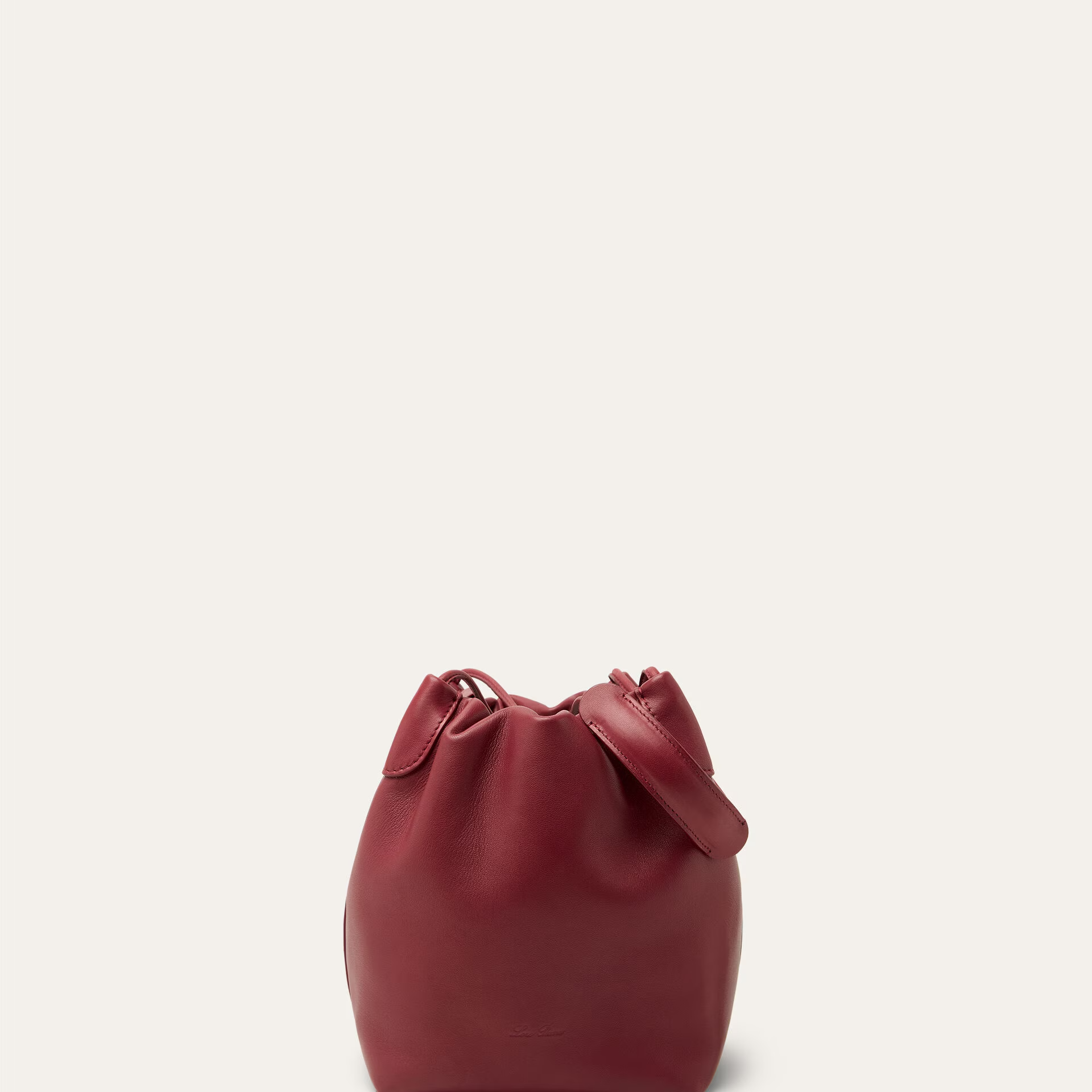 Loro Piana Small Bale Softy bag in Lambskin