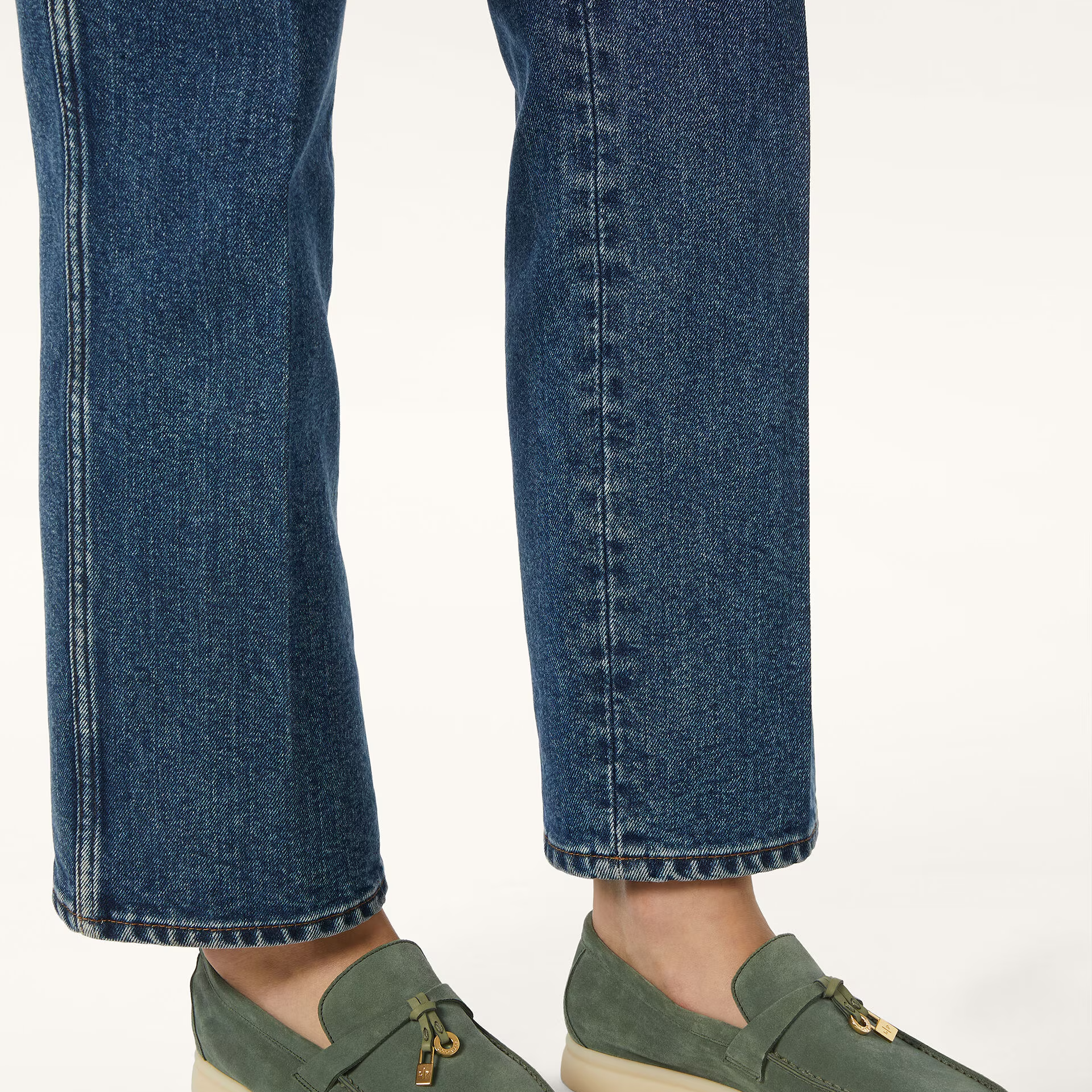 Loro Piana Summer Charms Walk Loafer in Suede