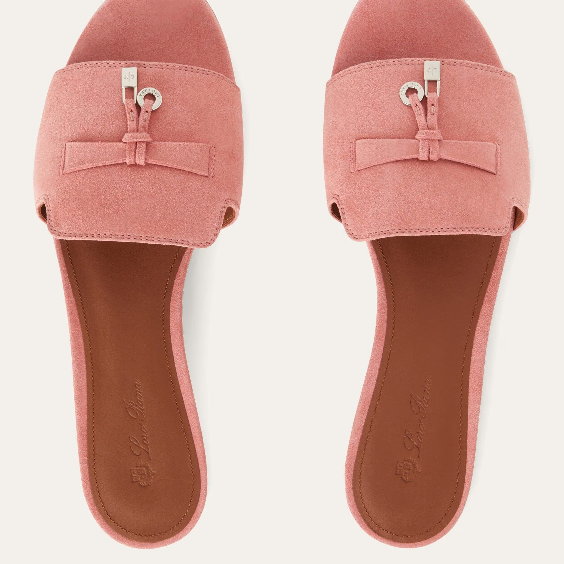 Loro Piana Summer Charms Sandal in Suede Goatskin