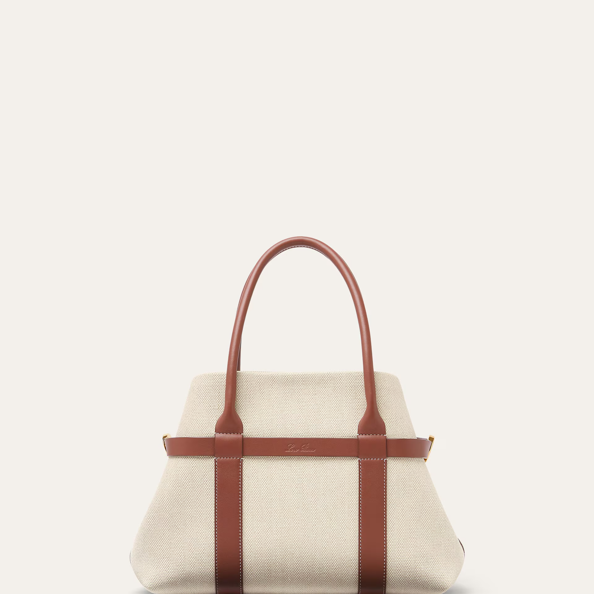 Loro Piana Ghiera Shopper Small in Cotton, Linen