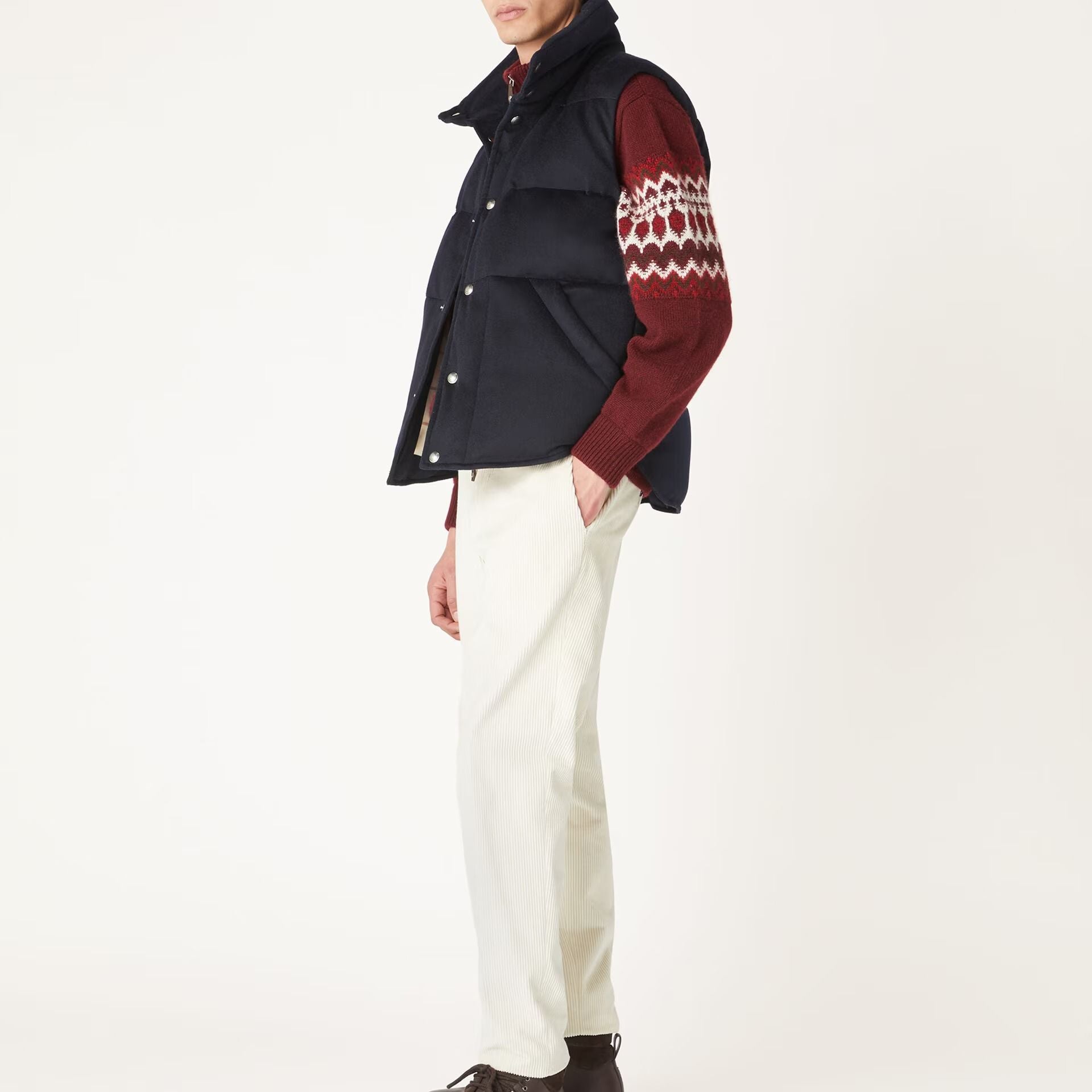 Loro Piana Lance Puffer Gilet in Cashmere - Storm System®