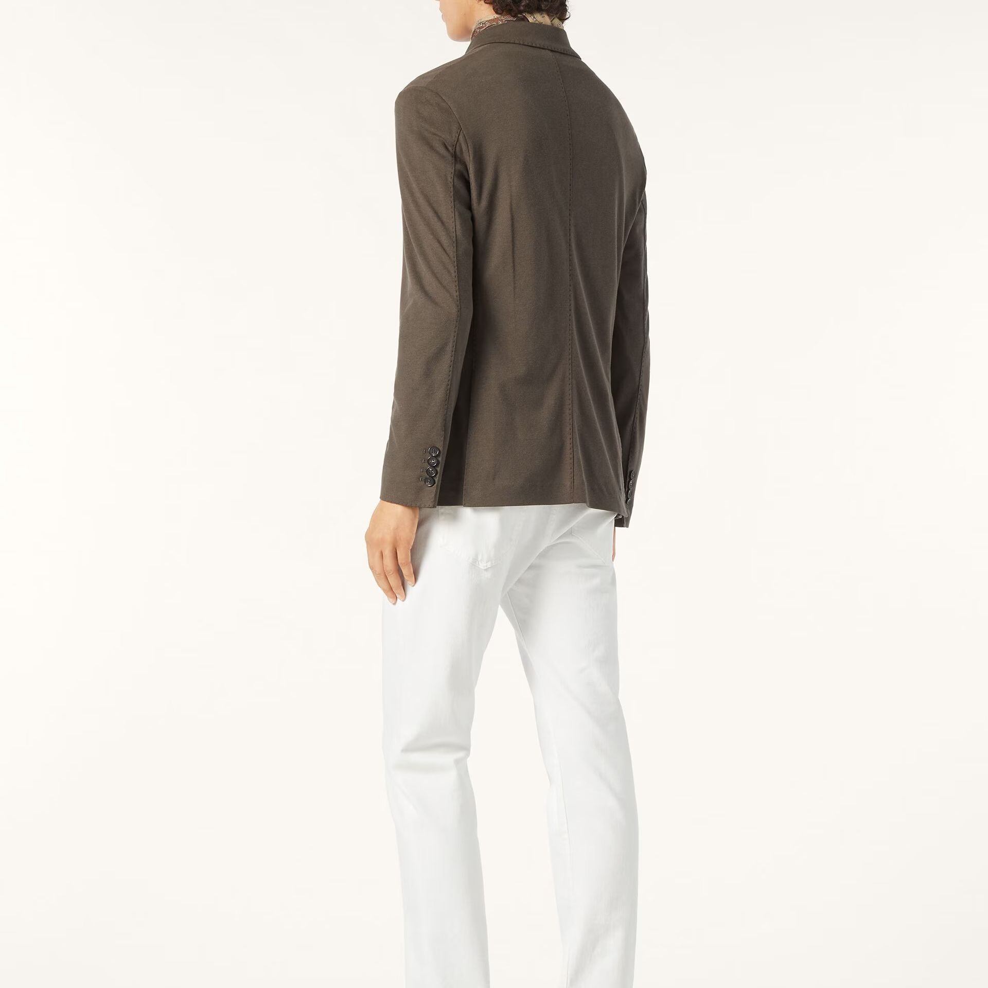 Loro Piana Sweater Jacket in Cotton, Silk, Linen