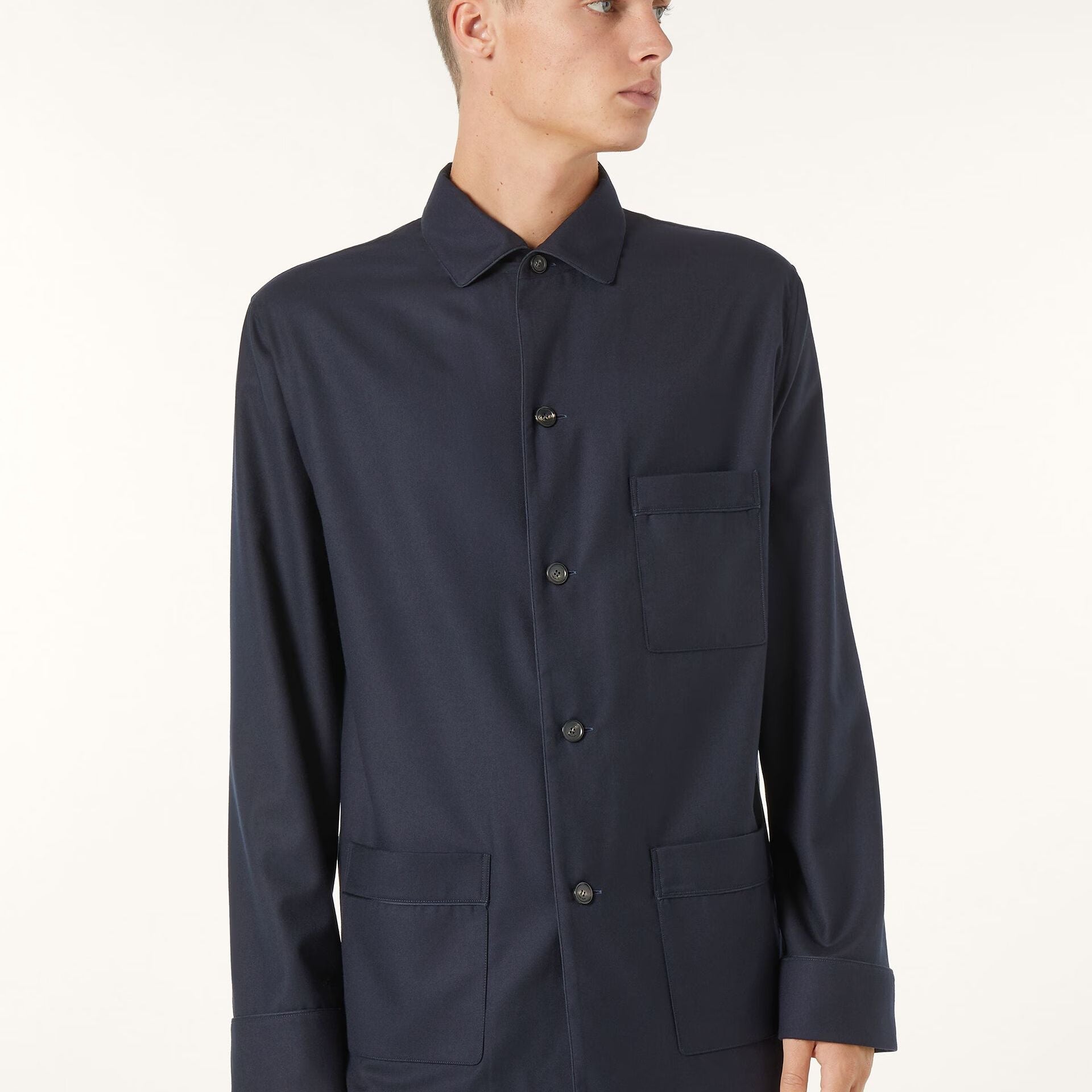 Loro Piana Lian The Gift of Kings® Pyjamas Shirt in The Gift Of King® - Rain System®