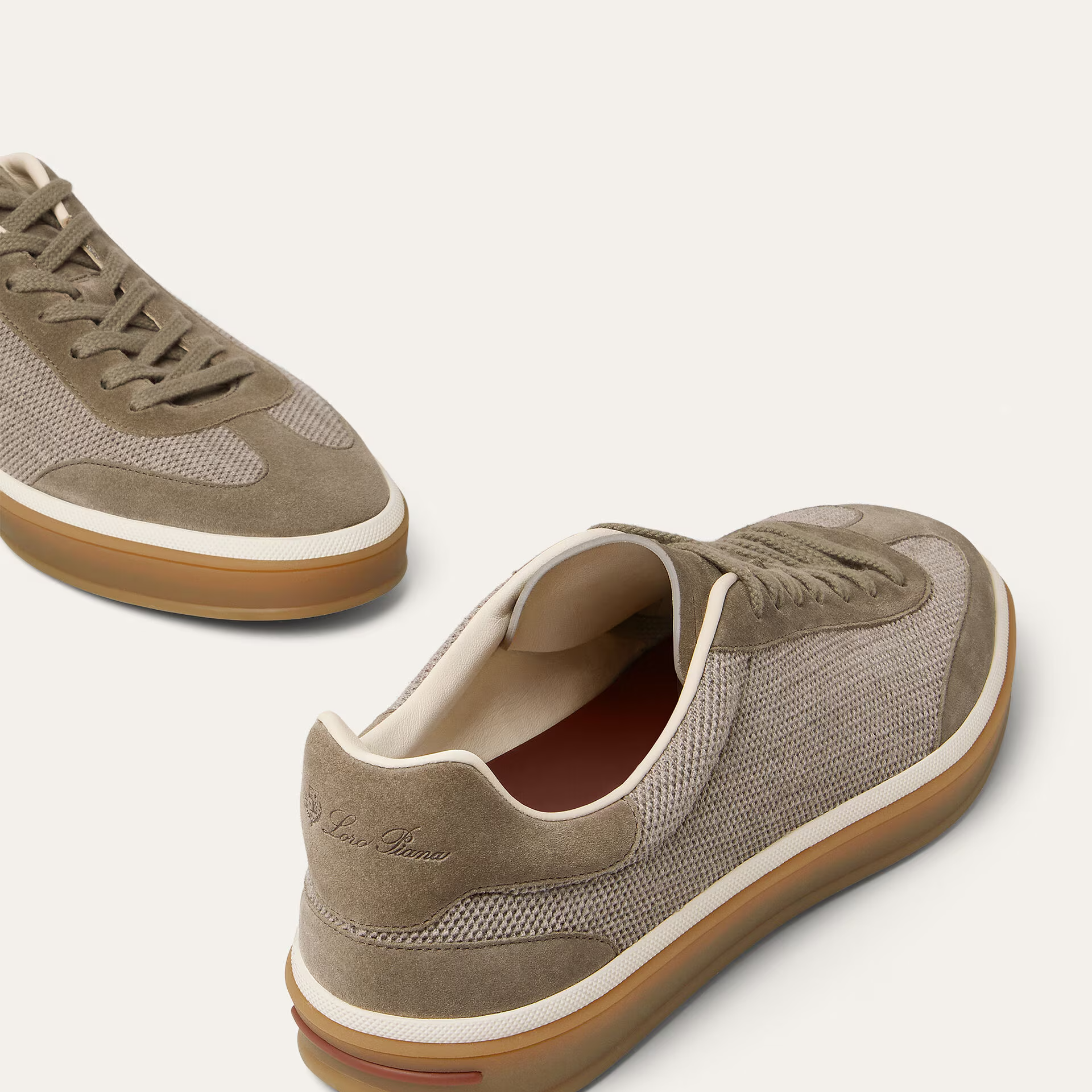 Loro Piana Tennis Walk Sneaker in Pecora Nera®