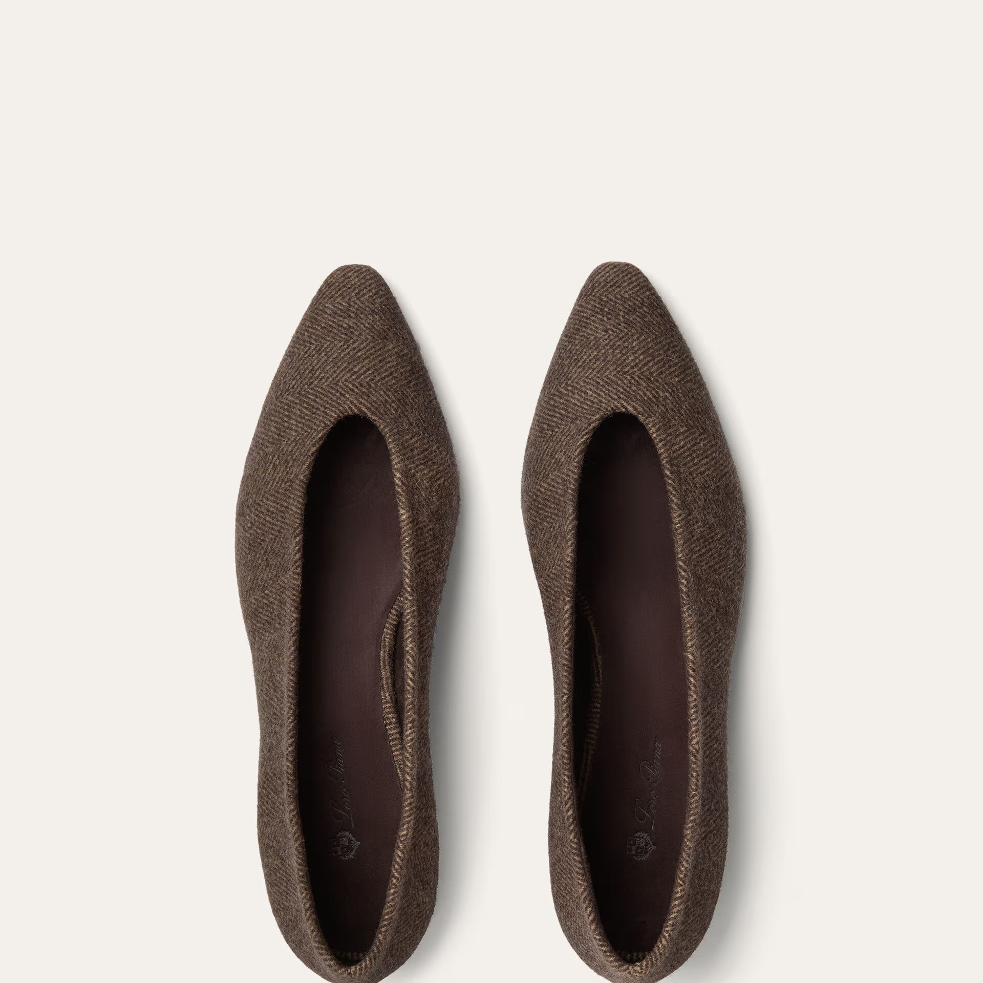 Loro Piana Rebecca Ballet Flat in Wish® Wool, Cashmere