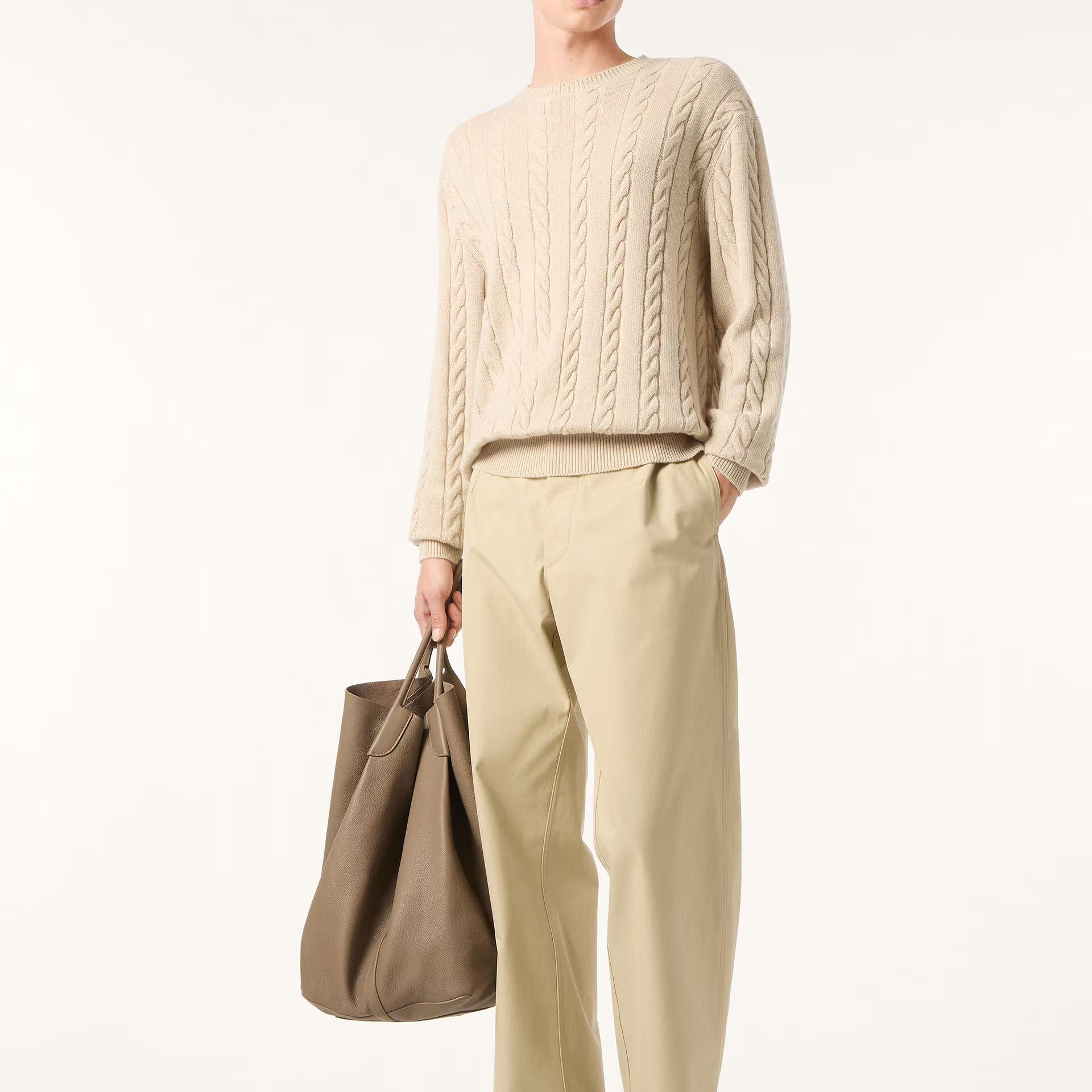 Loro Piana Cedar Crewneck in Cashmere