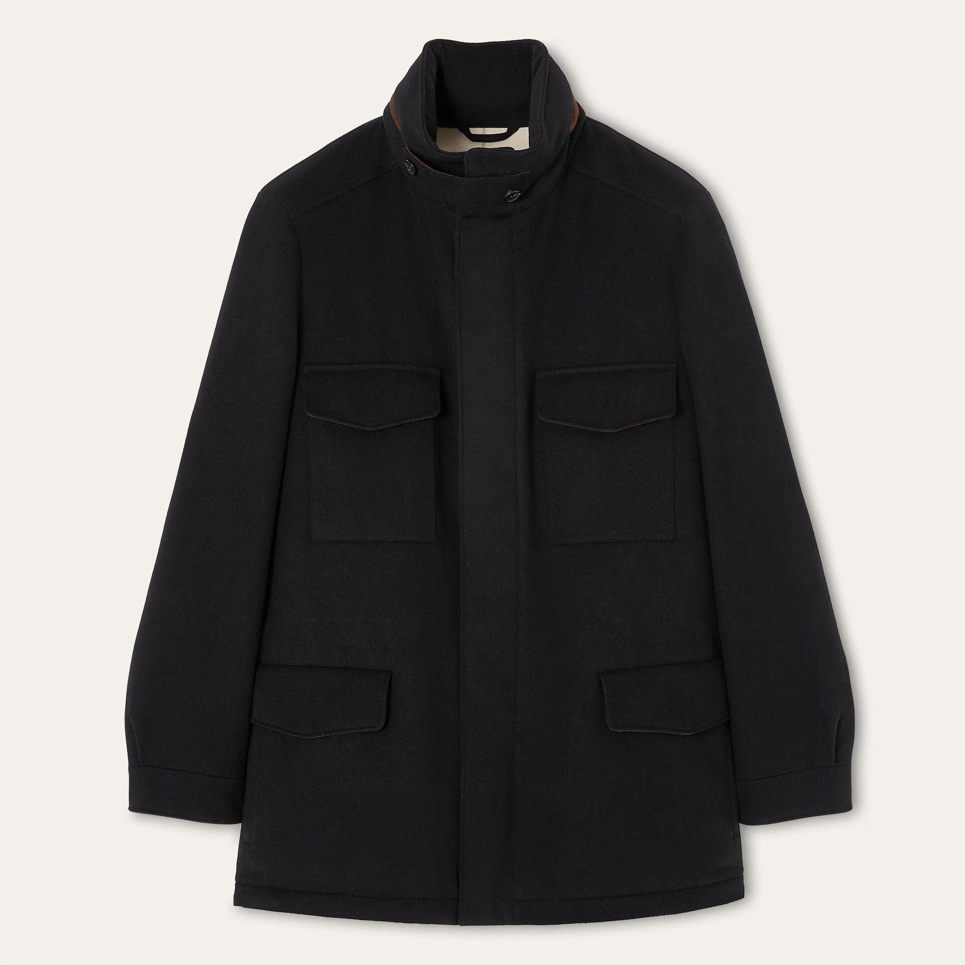 Loro Piana Traveller Field Jacket in Cashmere - Storm System®
