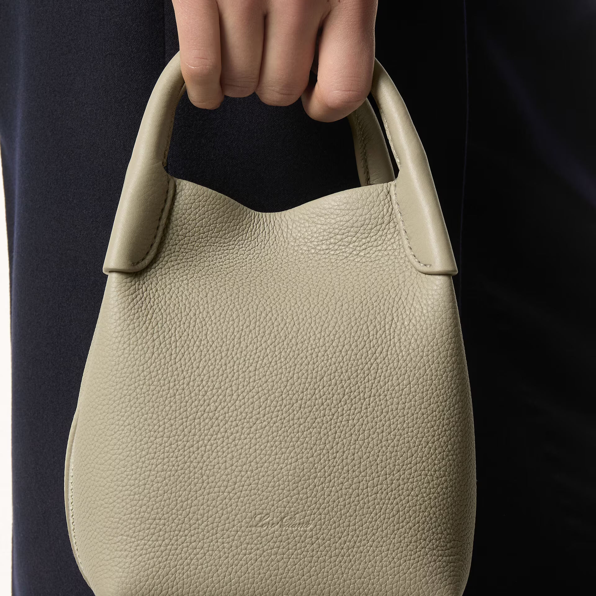 Loro Piana Micro Bale bag in Grained Calfskin