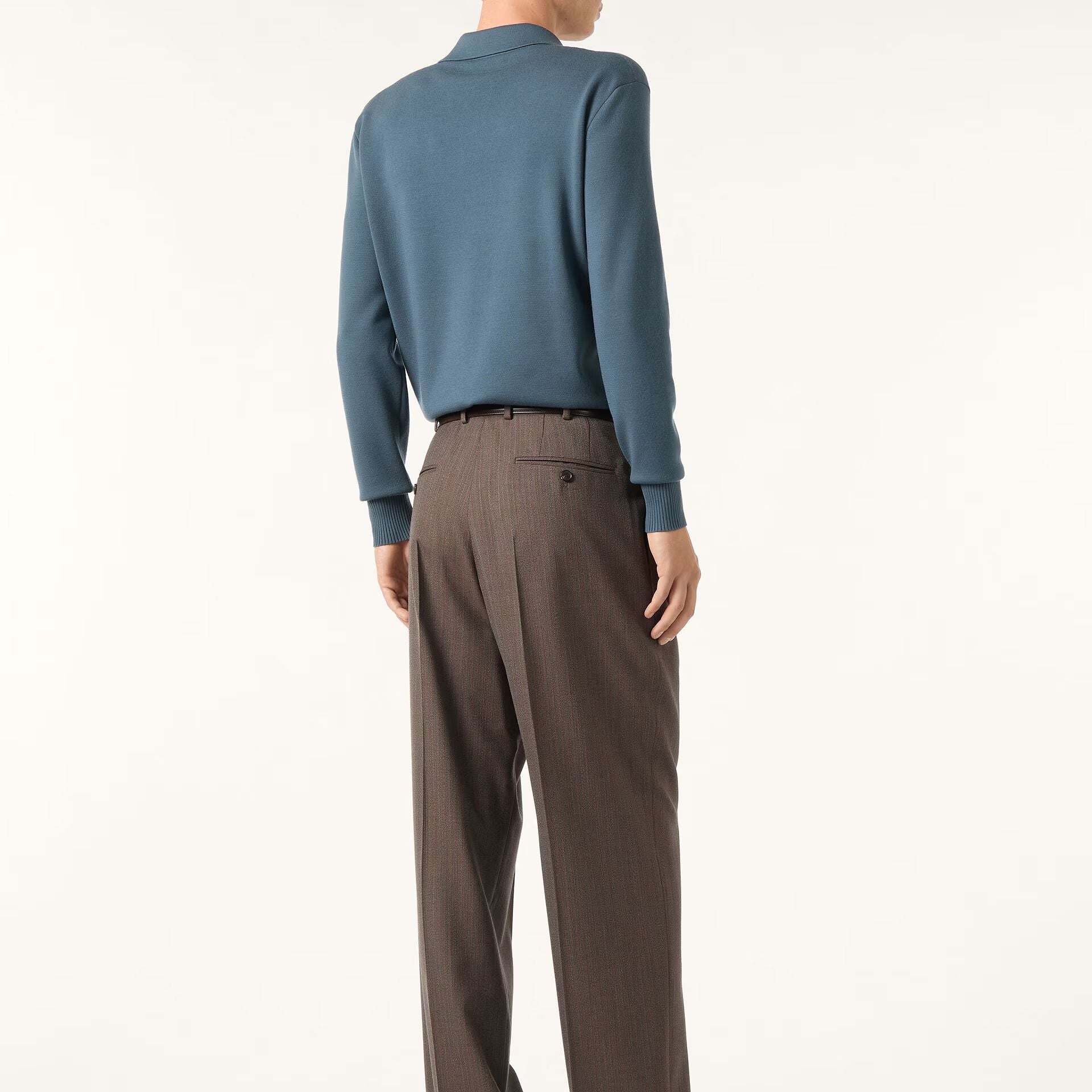Loro Piana Buttonless Polo-shirt in Wish® Wool