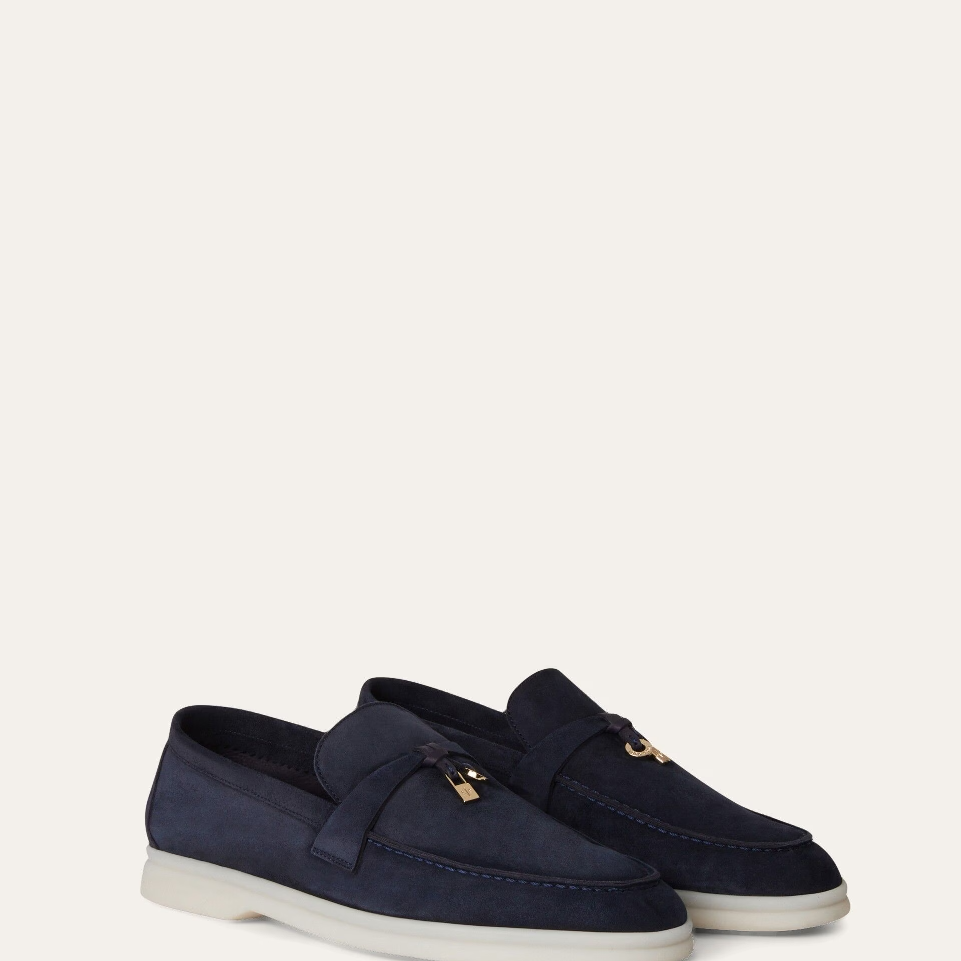 Loro Piana Summer Charms Walk Loafer in Suede