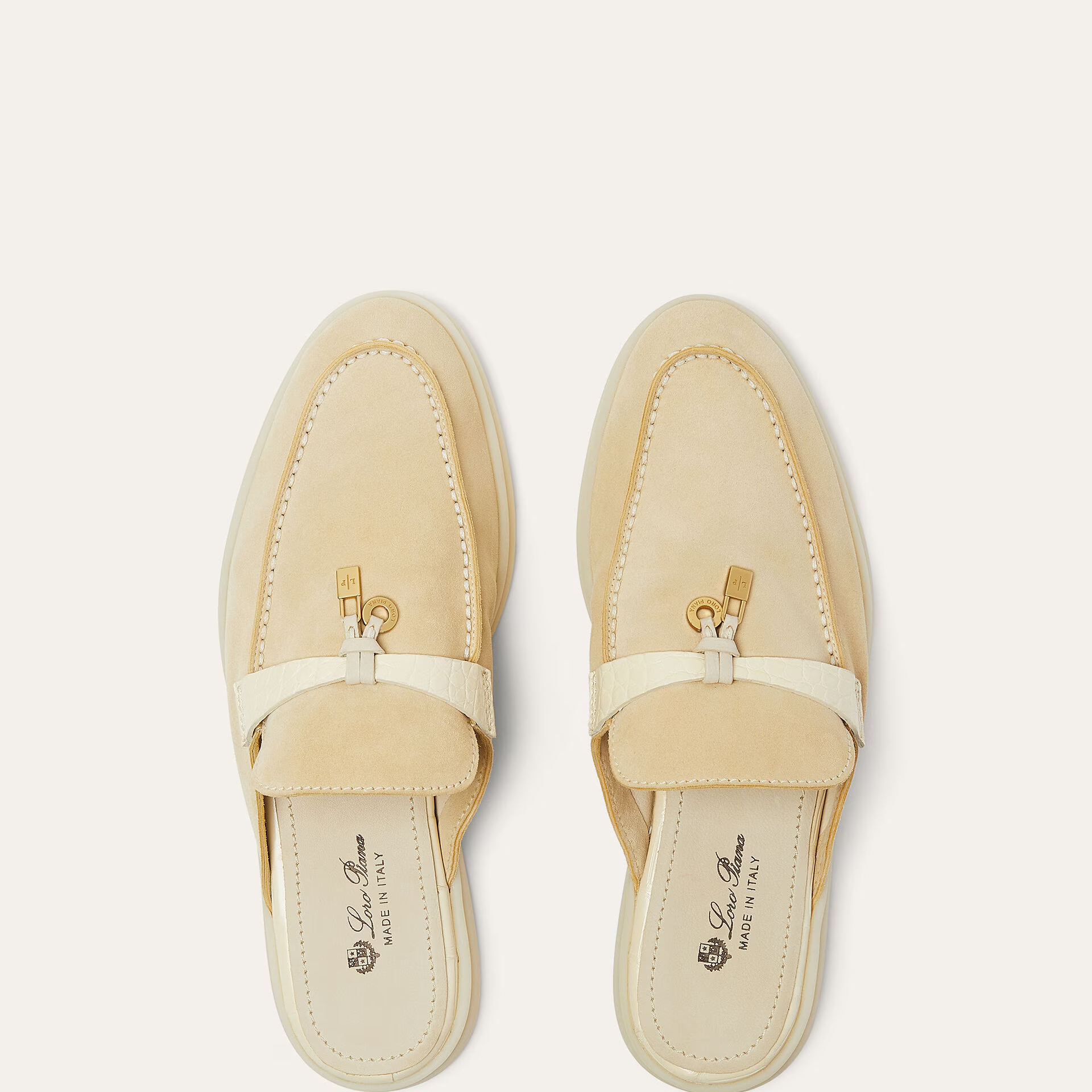 Loro Piana Charms Walk Babouche Loafer in Suede