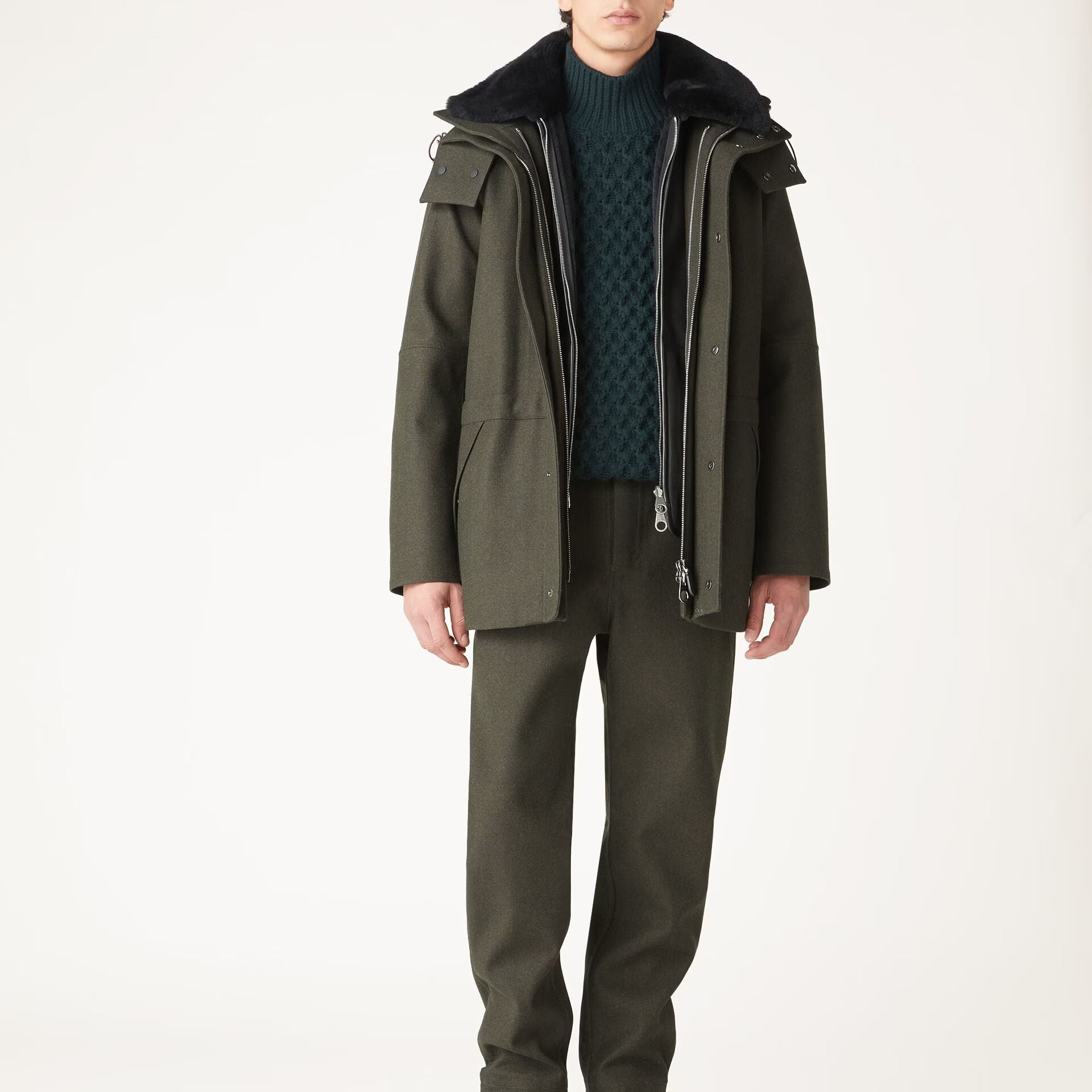 Loro Piana Milton Parka in Virgin Wool - Storm System®