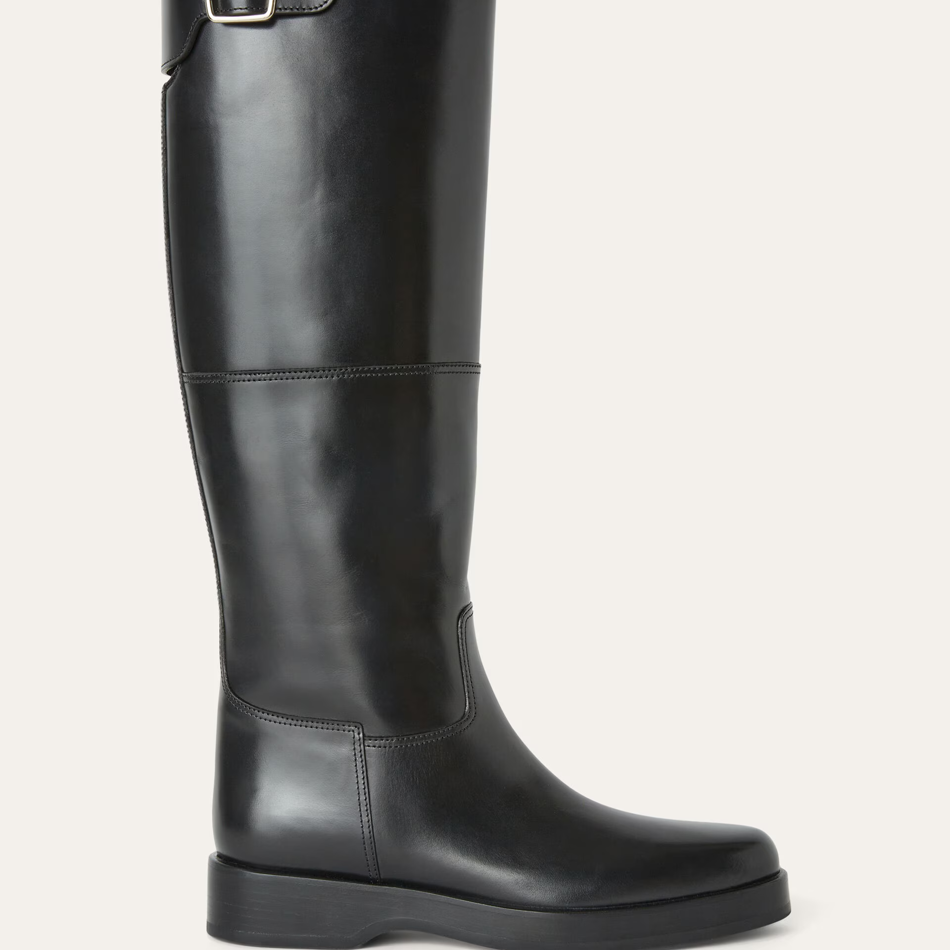 Loro Piana Lupo High Boot in Calfskin