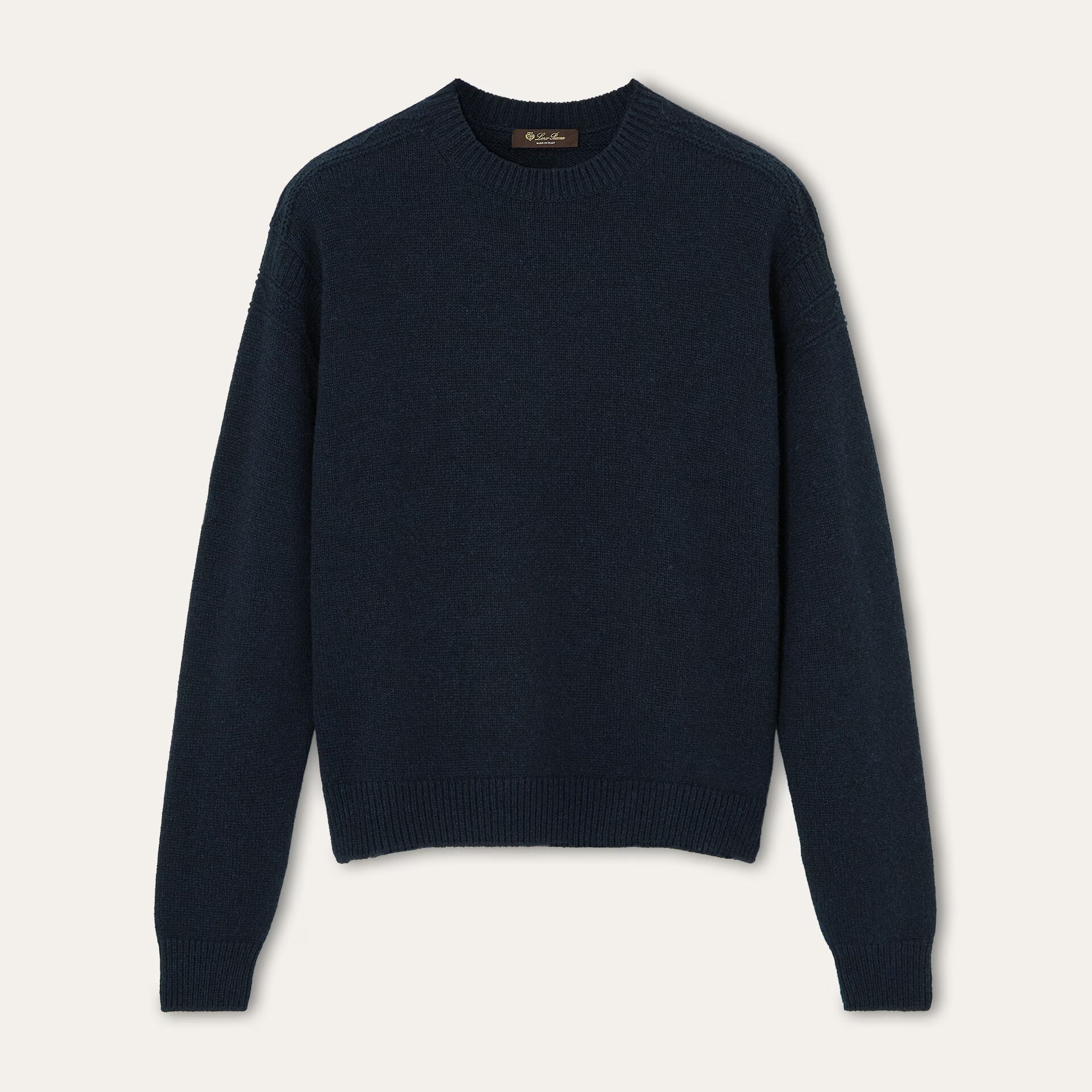 Loro Piana Carezza Crewneck in Cashmere - Coarsehair