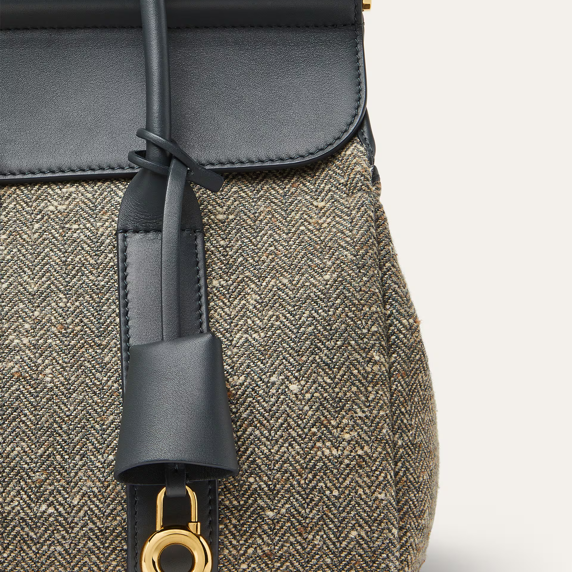 Loro Piana Loom bag L25 in Virgin Wool, Silk, Linen