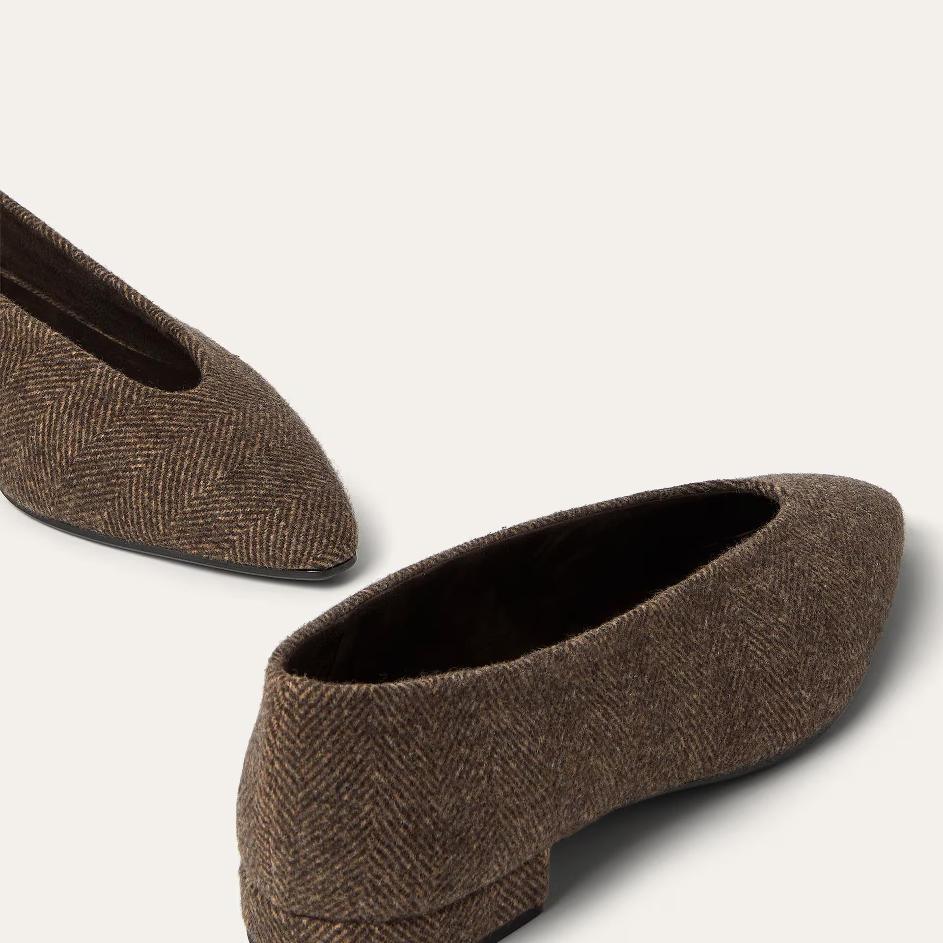 Loro Piana Rebecca Ballet Flat in Wish® Wool, Cashmere
