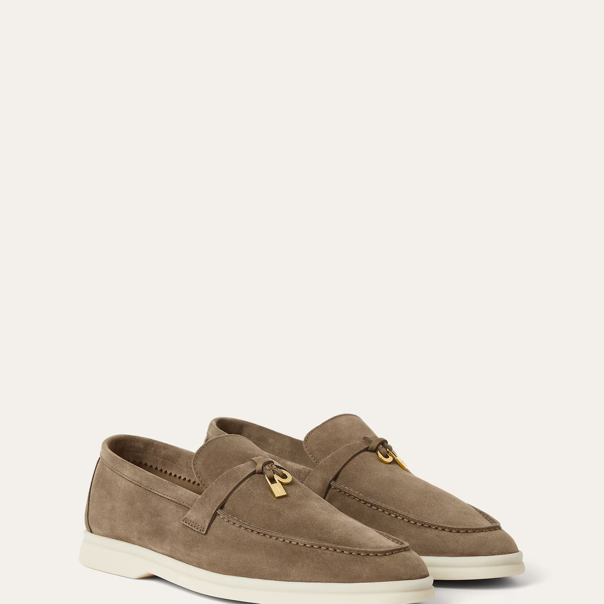 Loro Piana Summer Charms Walk Loafer in Suede