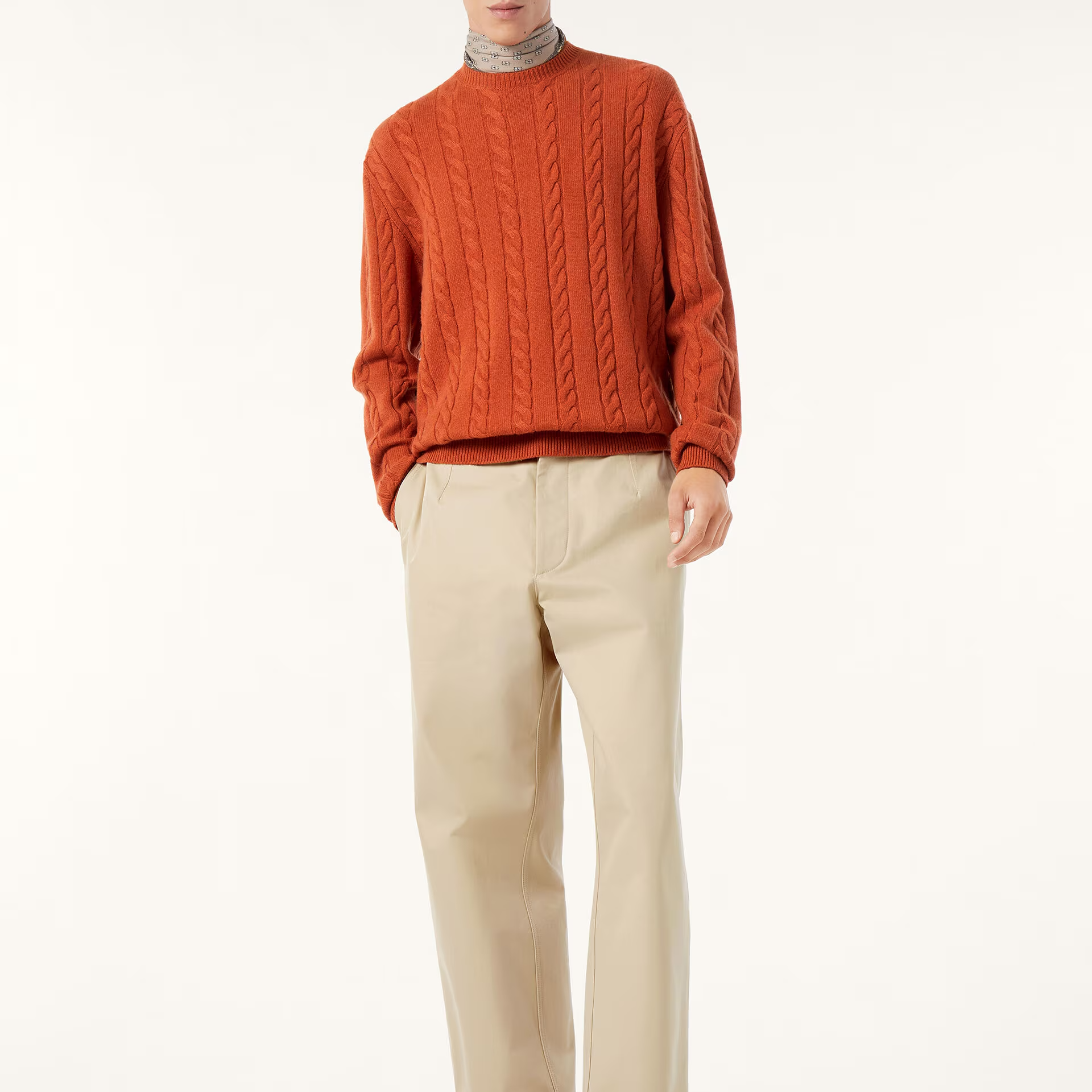 Loro Piana Cedar Crewneck in Cashmere