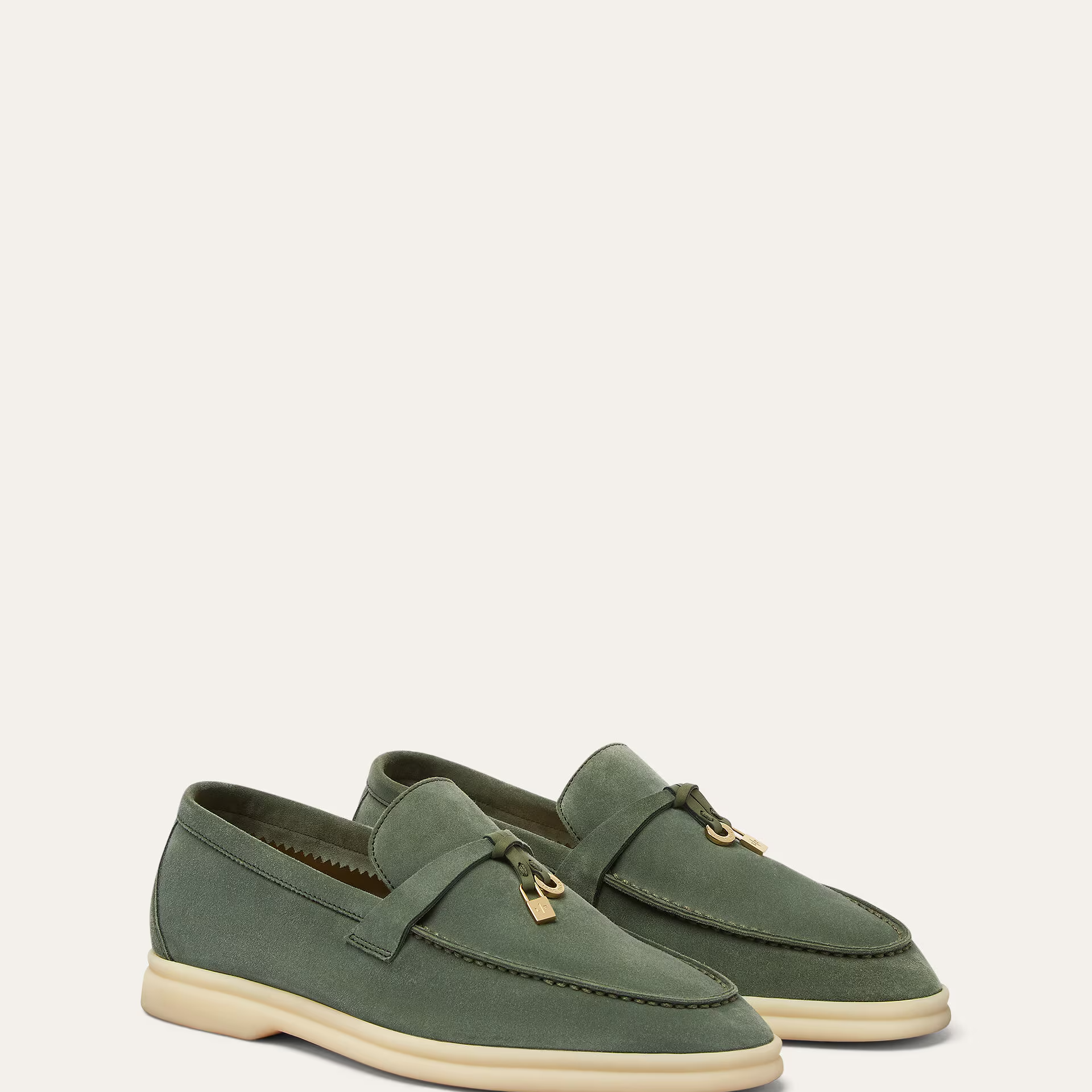 Loro Piana Summer Charms Walk Loafer in Suede