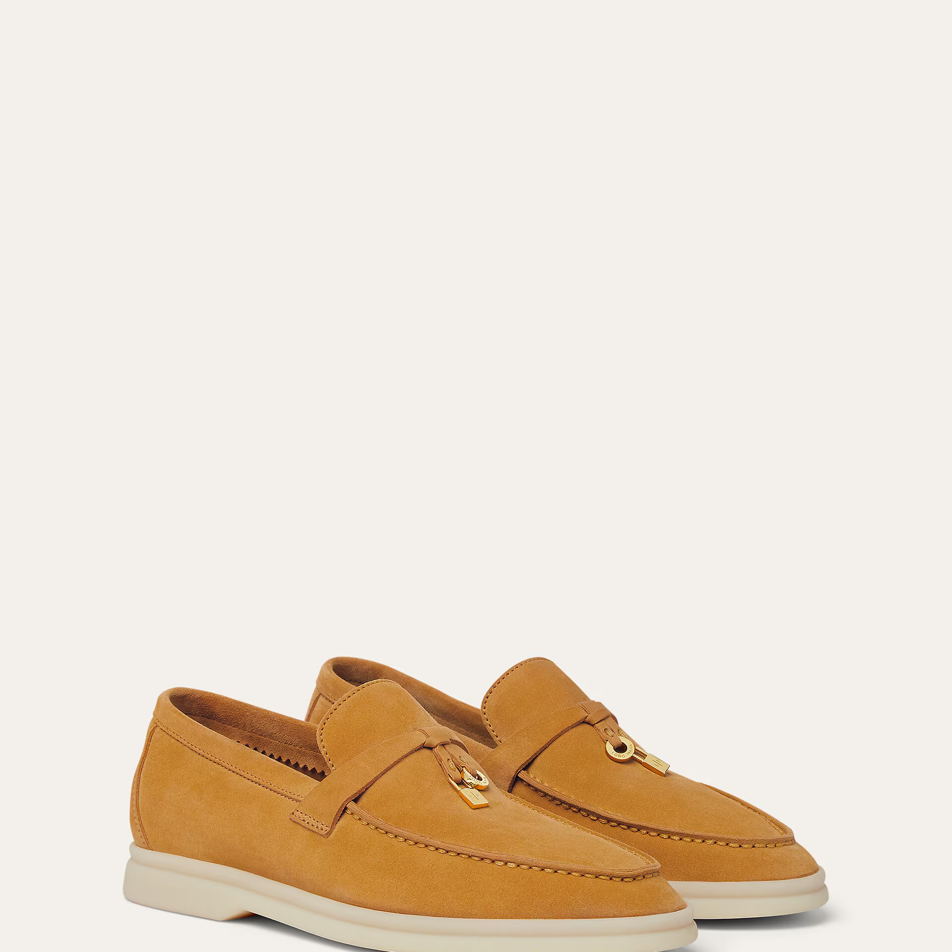 Loro Piana Summer Charms Walk Loafer in Suede