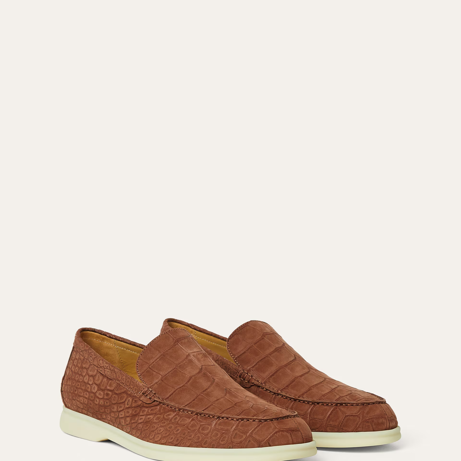 Loro Piana Summer Walk Loafer in Alligator Leather