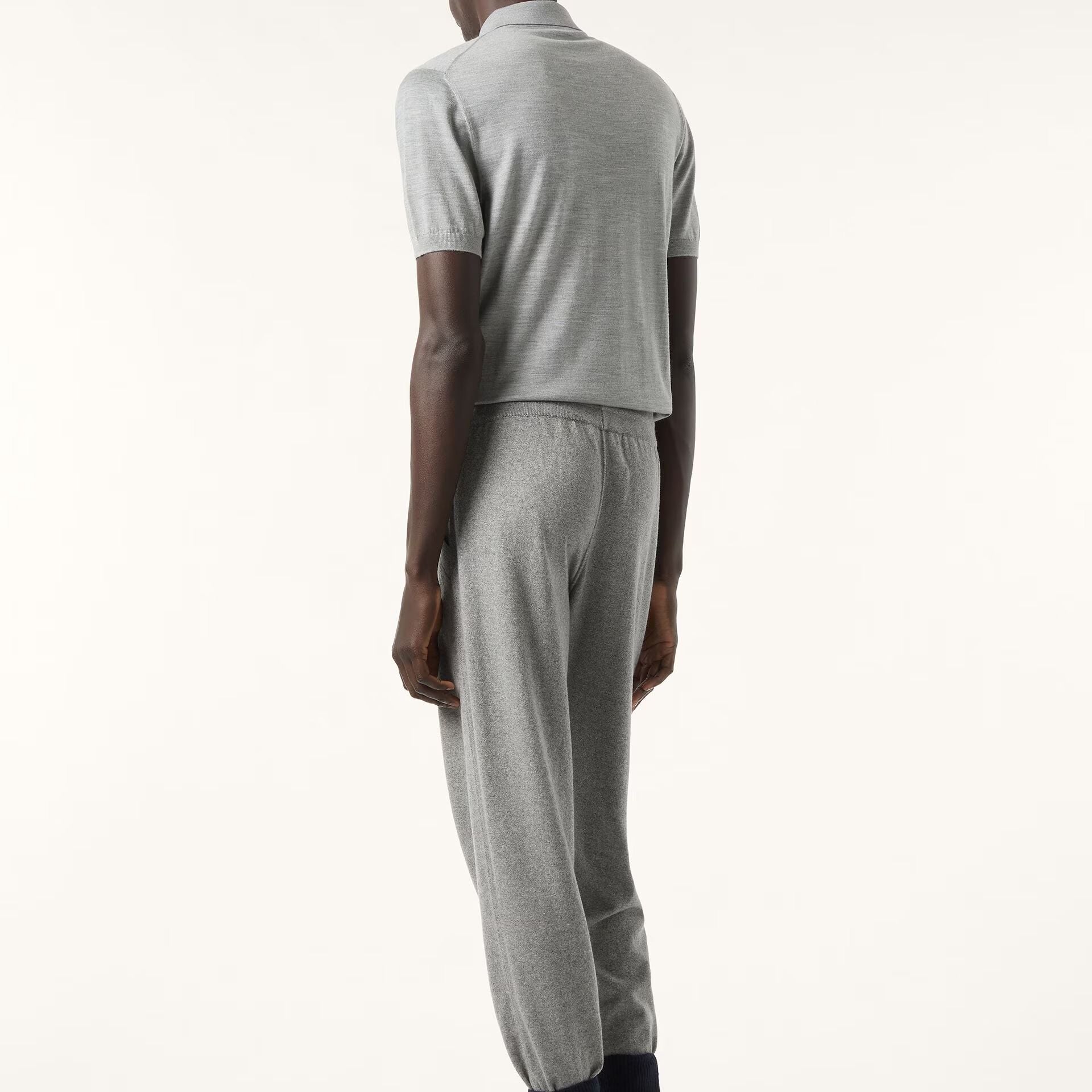 Loro Piana Sottile Polo Shirt in Virgin Wool, Cashmere, Silk