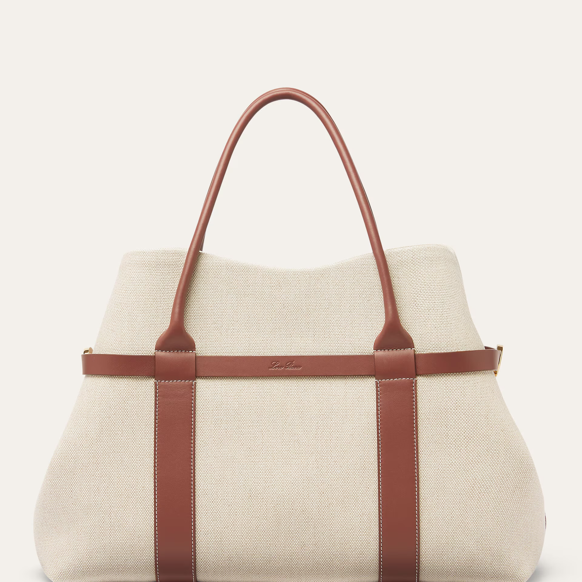 Loro Piana Ghiera Shopper Large in Cotton, Linen