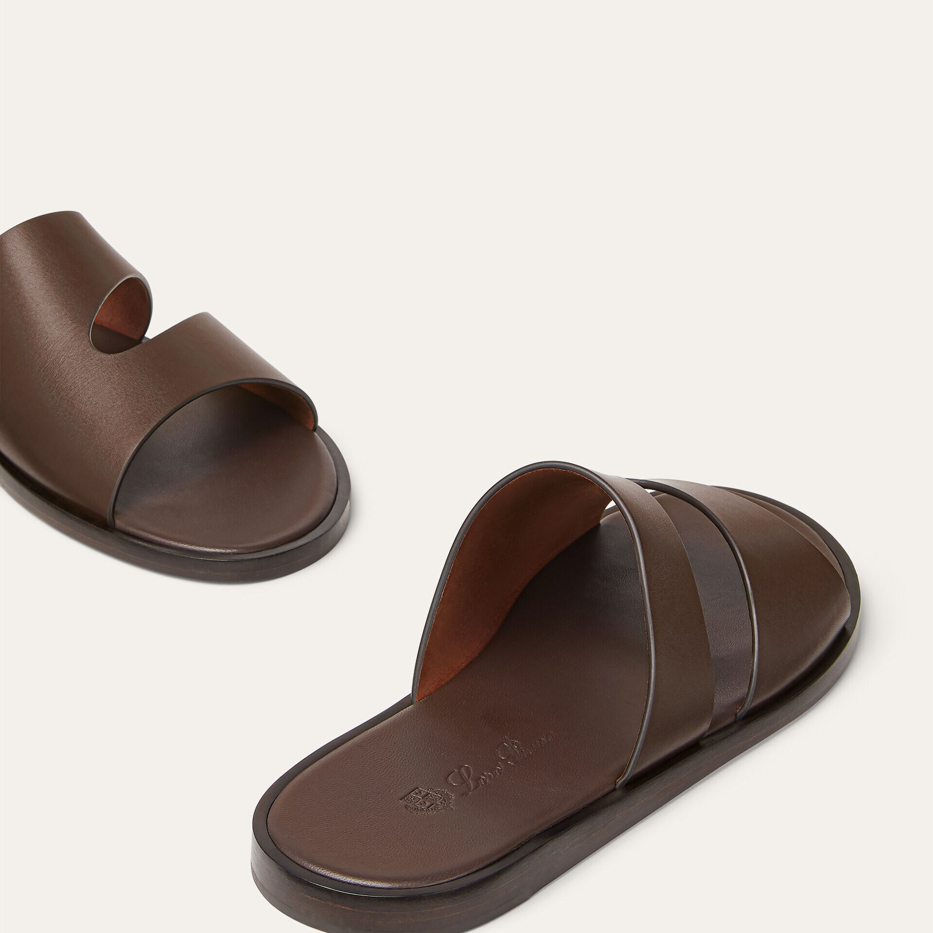 Loro Piana Pilat Plain Walk Sandal in Calfskin