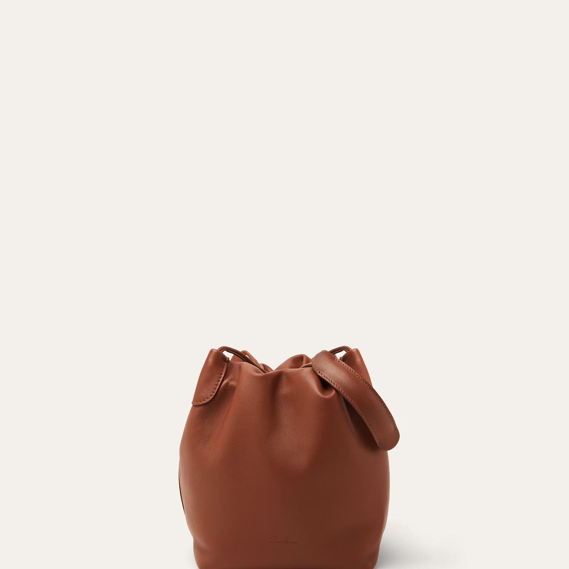 Loro Piana Small Bale Softy bag in Lambskin