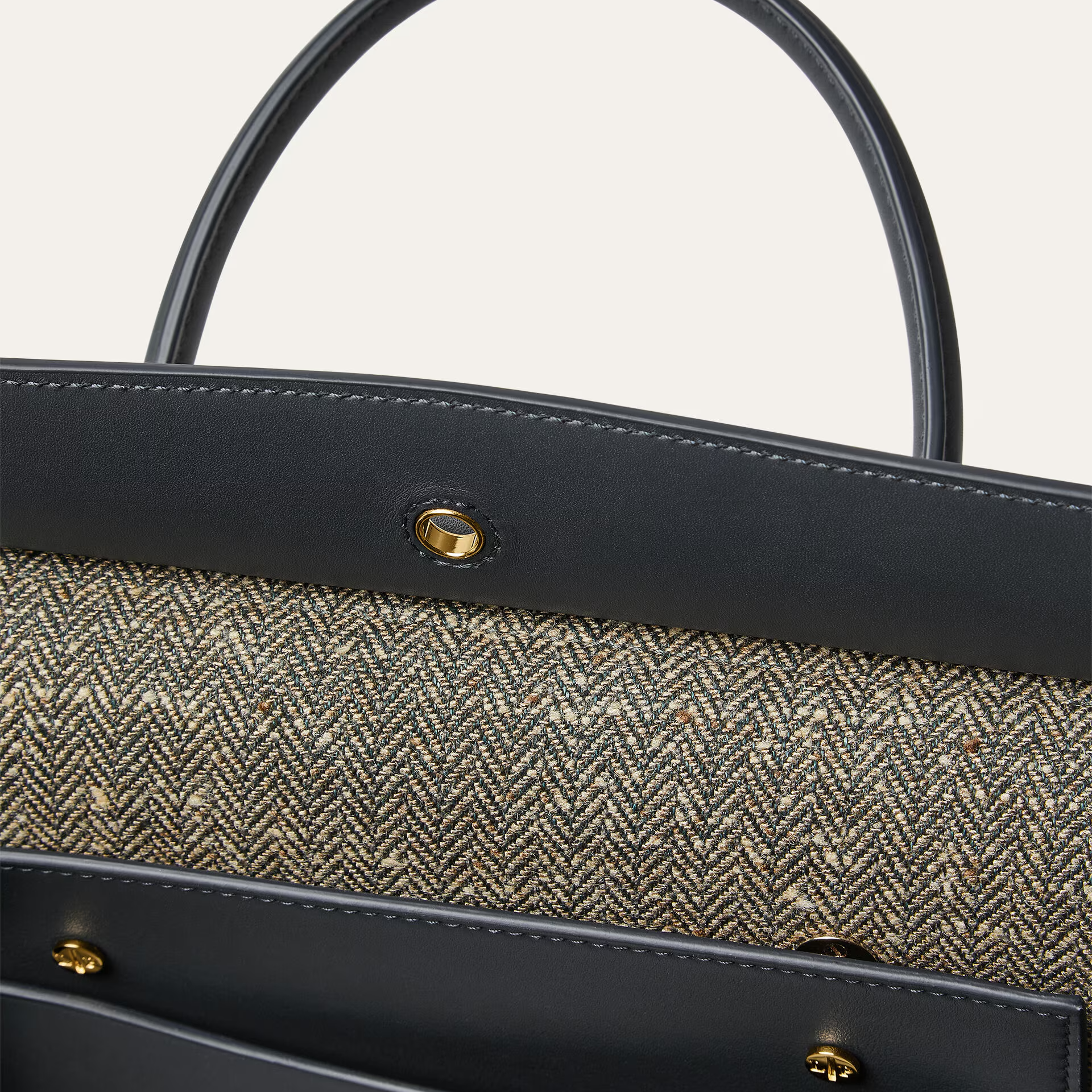 Loro Piana Loom bag L25 in Virgin Wool, Silk, Linen