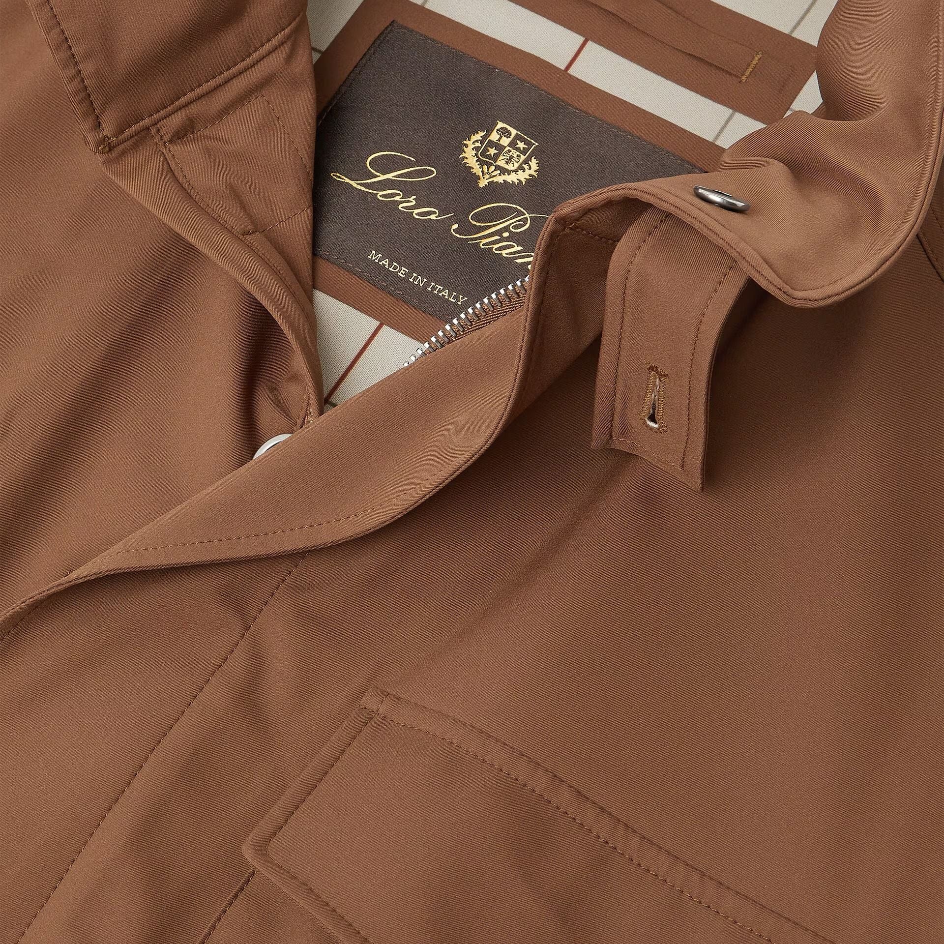 Loro Piana Traveller Field Jacket in Microfibre - Storm System®