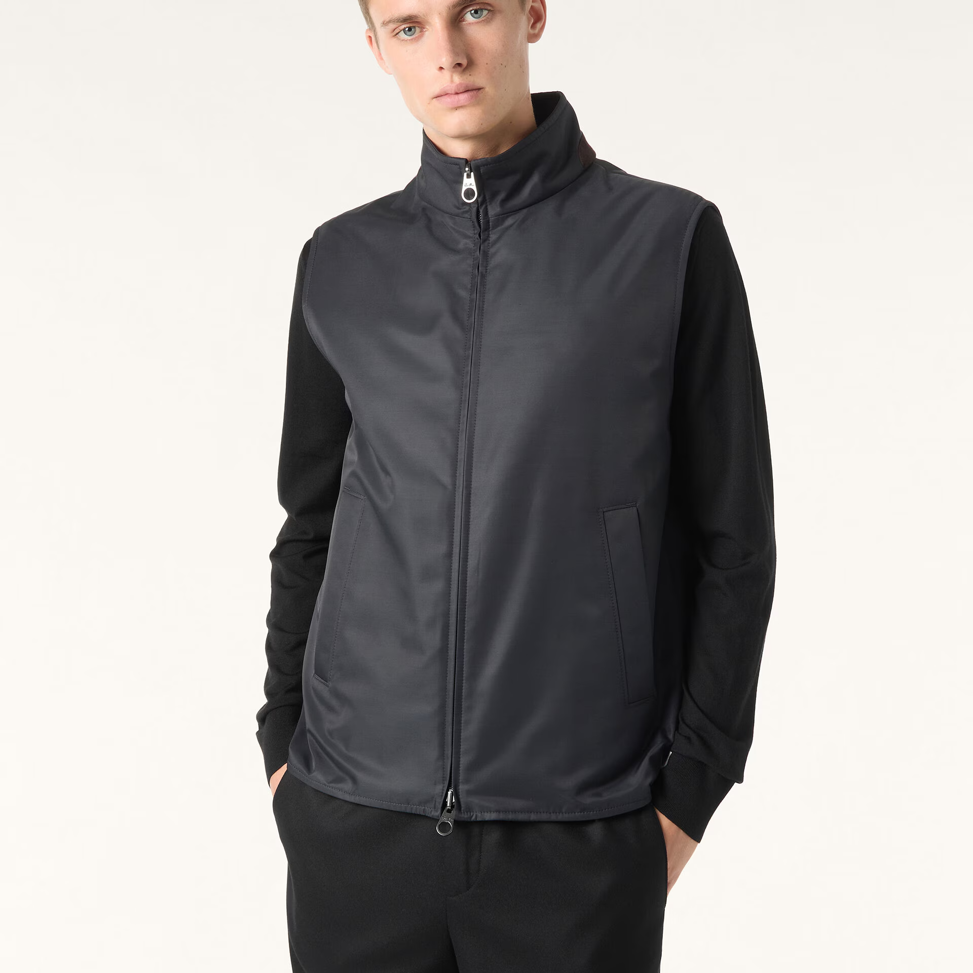 Loro Piana Grian Vest in Cashmere, Silk - Storm System®