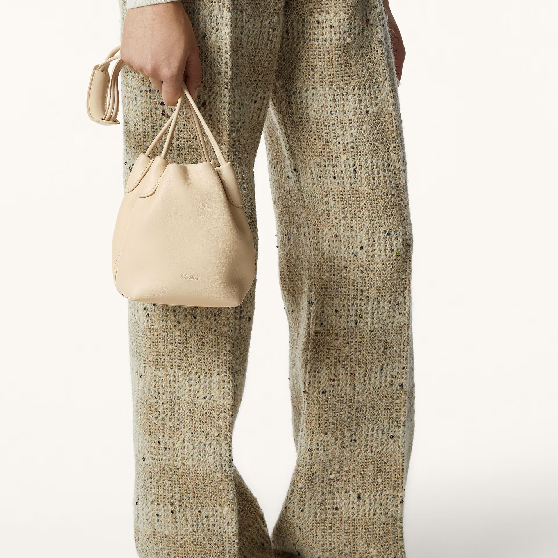 Loro Piana Micro Bale Softy bag in Lambskin