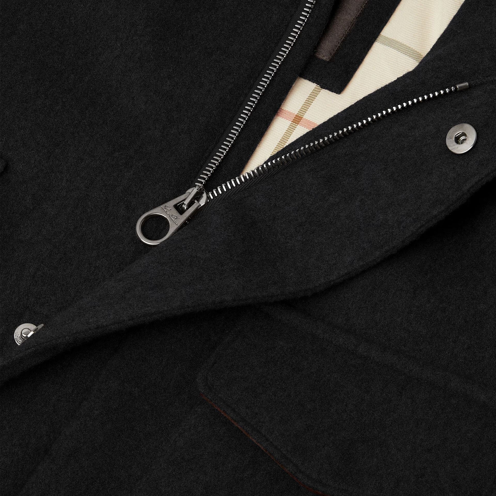 Loro Piana Traveller Field Jacket in Cashmere - Storm System®