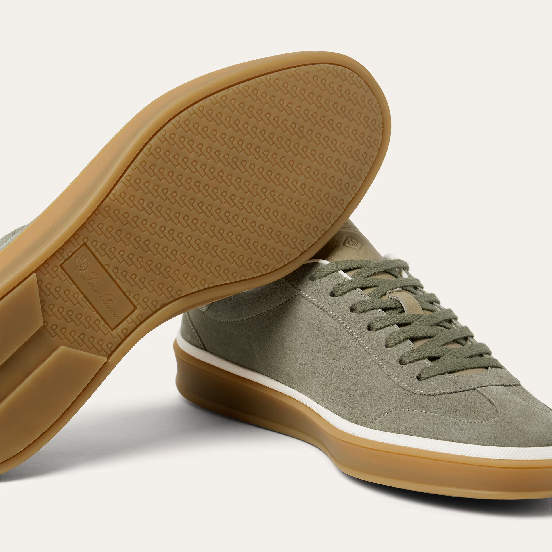 Loro Piana Tennis Walk Sneaker in Suede Calf Split
