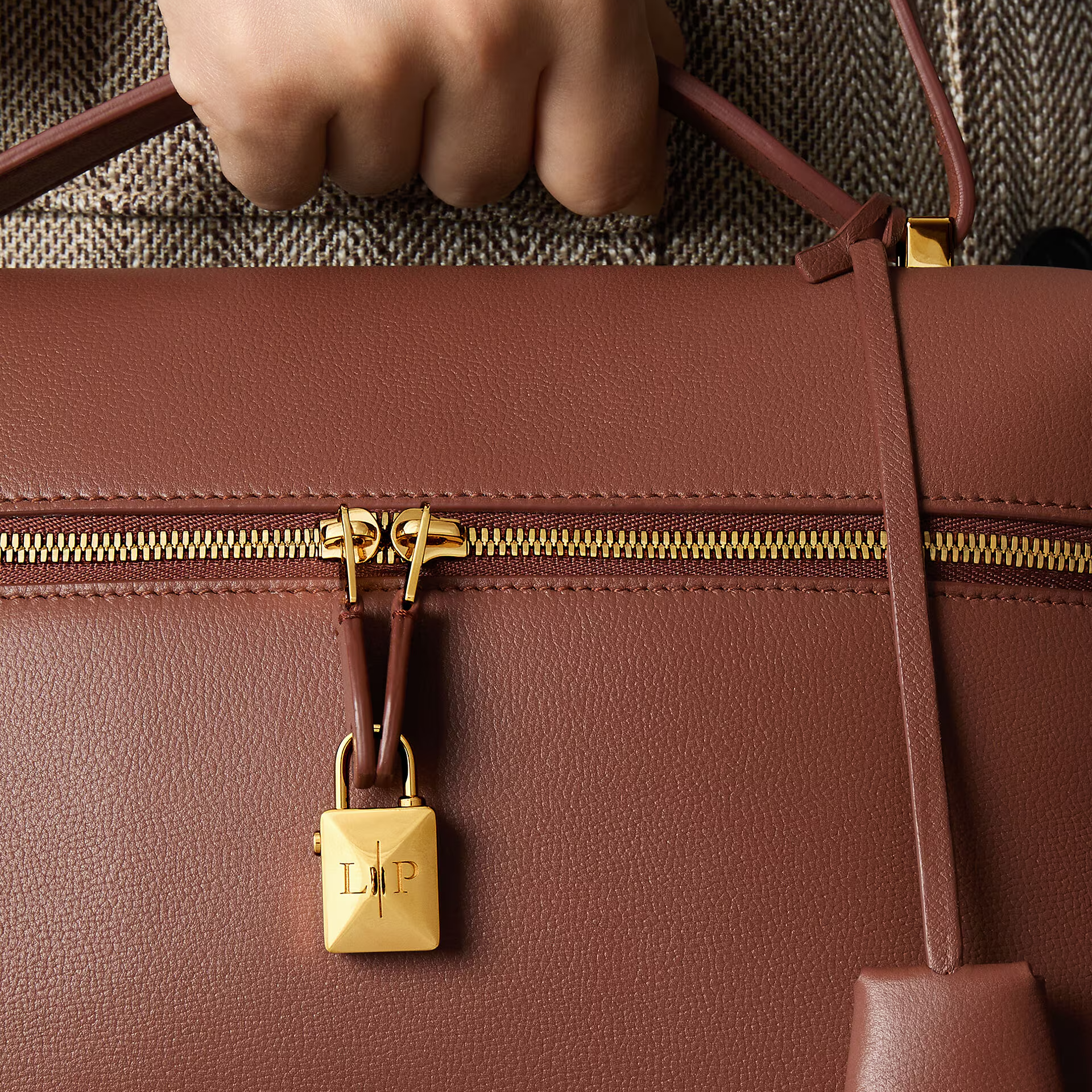Loro Piana Extra Bag L27 in Calfskin