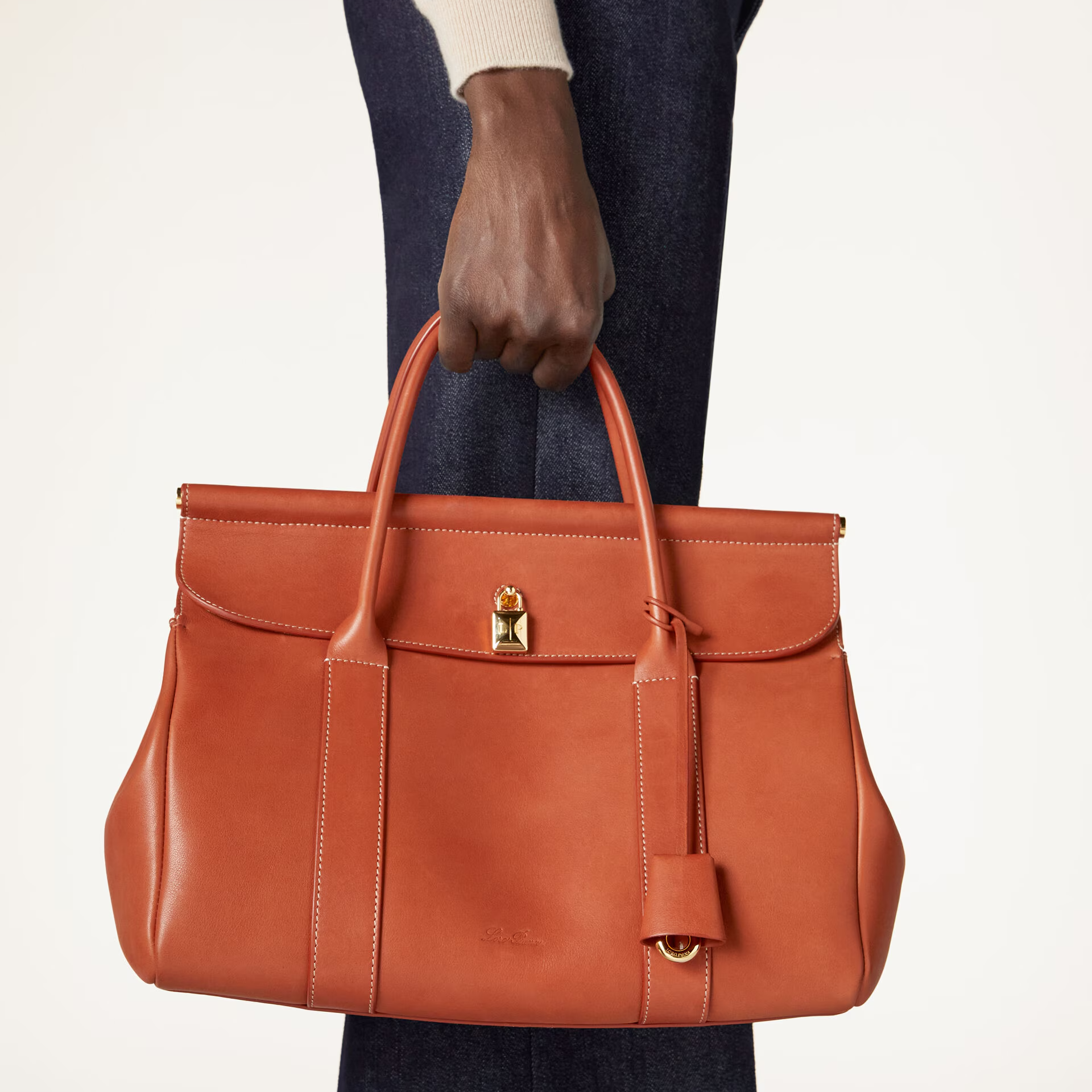 Loro Piana Loom bag L32 in Velvet Calfskin