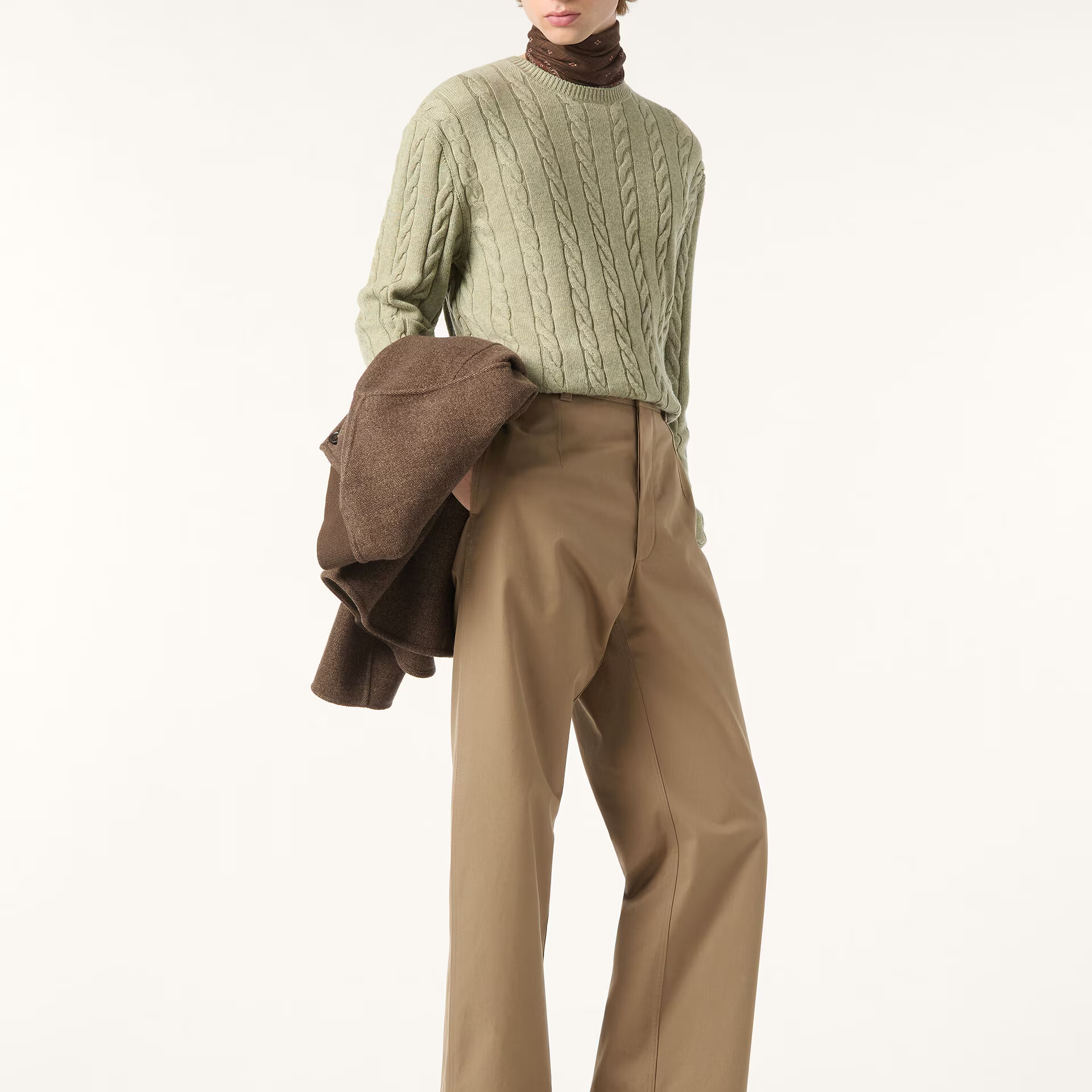 Loro Piana Cedar Crewneck in Cashmere
