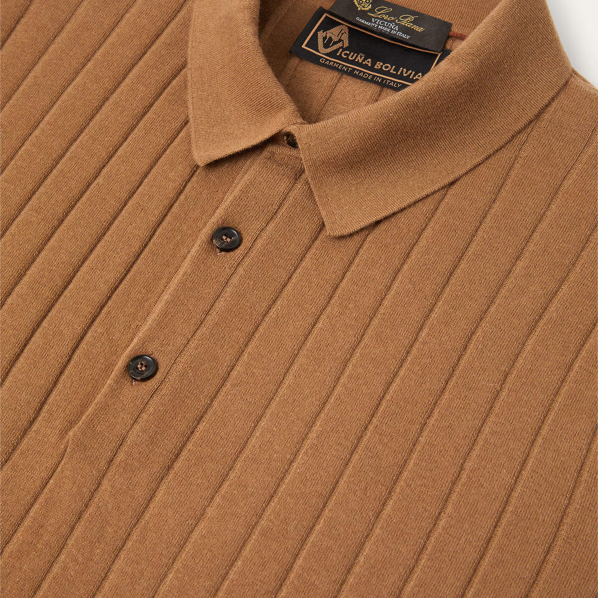 Loro Piana Iconic Polo Shirt in Vicuña