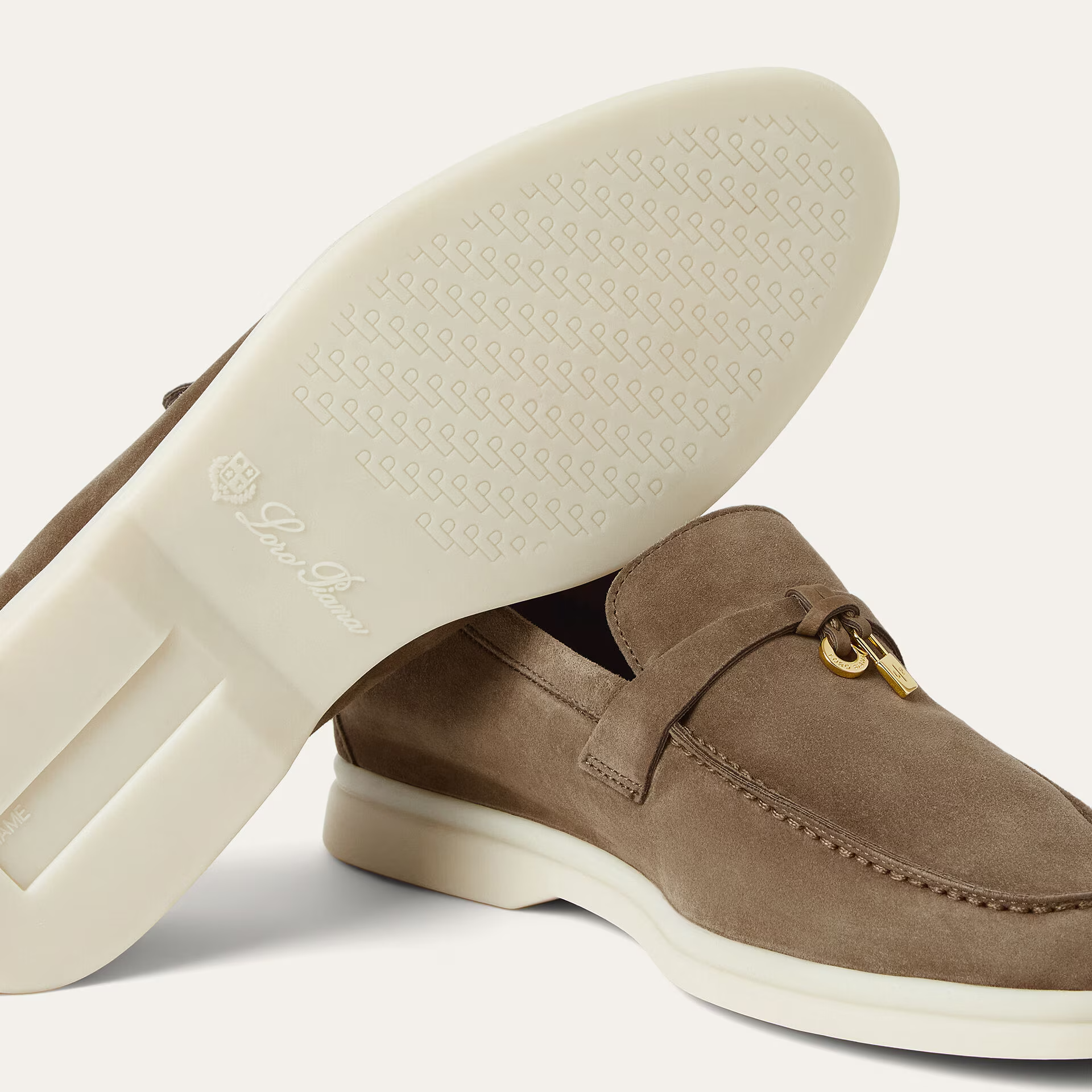 Loro Piana Summer Charms Walk Loafer in Suede