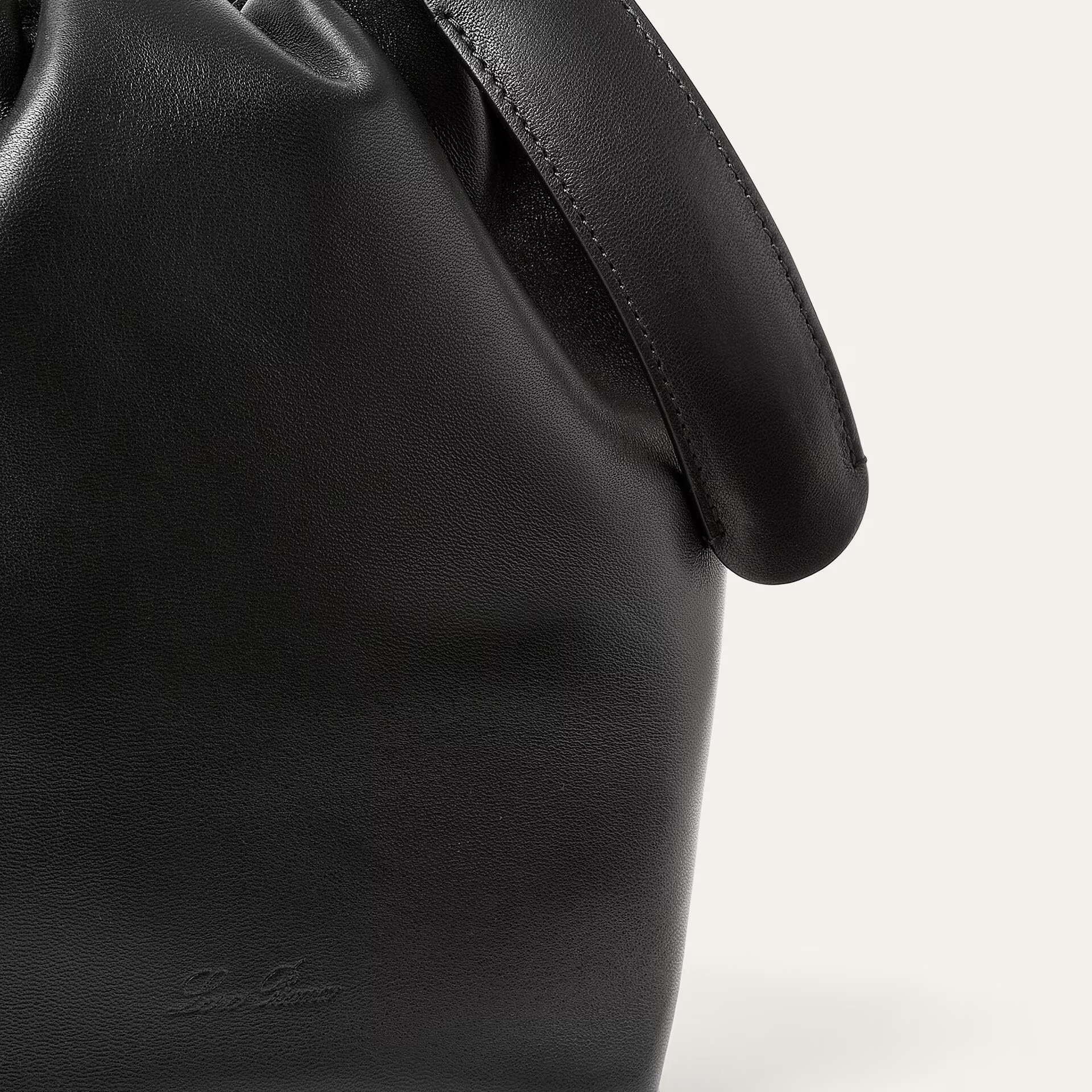 Loro Piana Small Bale Softy bag in Lambskin